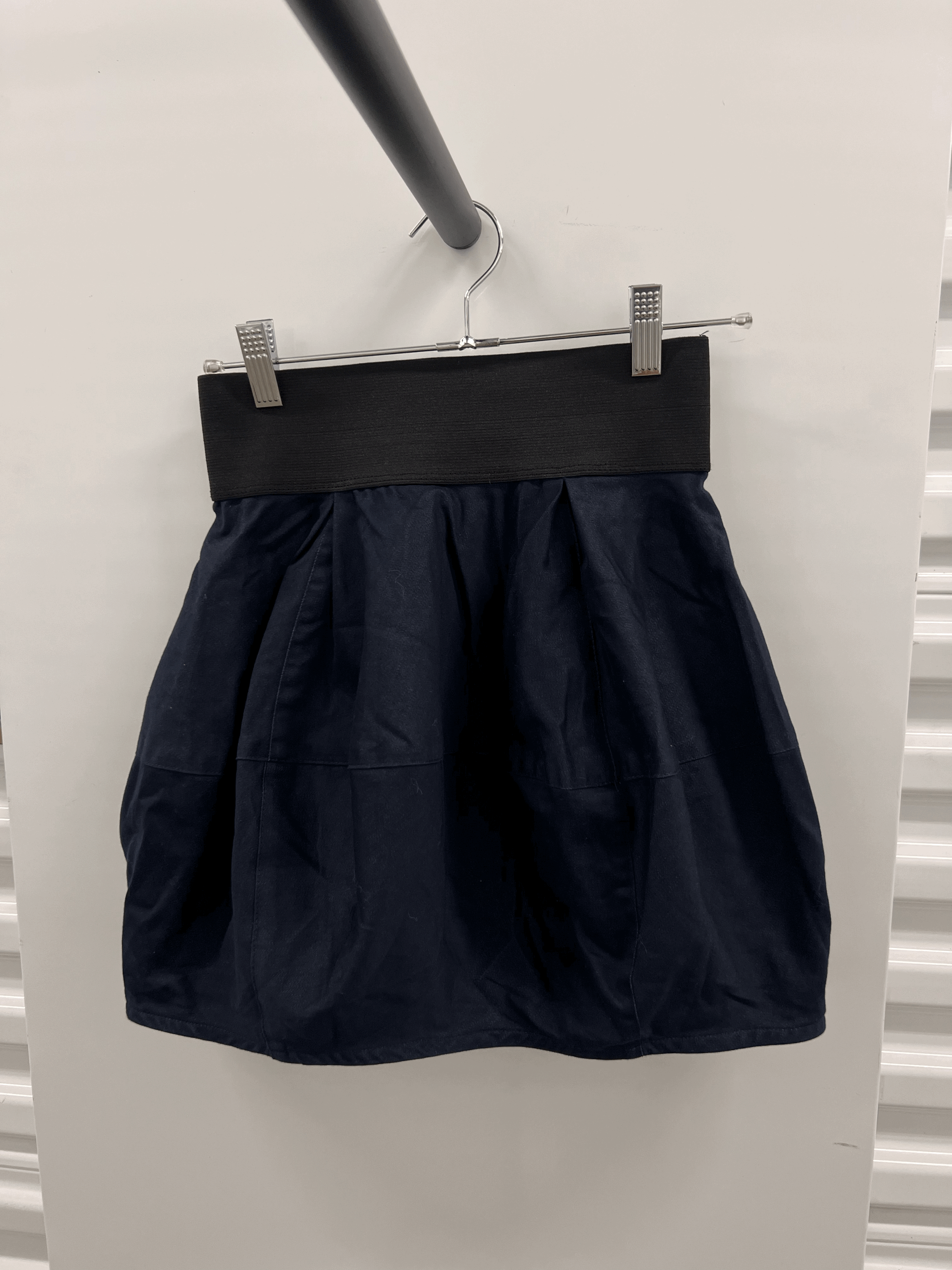 denim bubble skirt