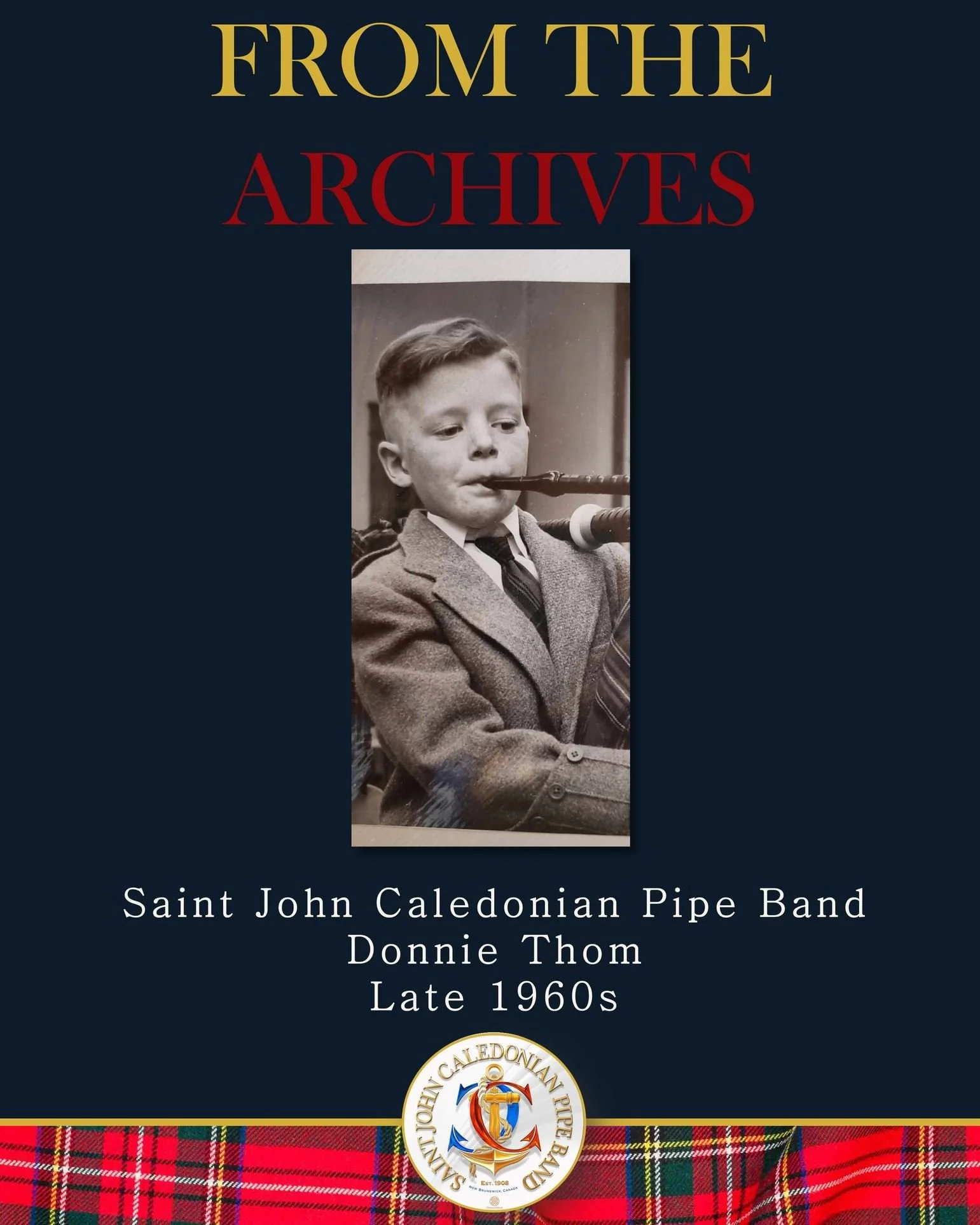 Selected TWICE as the bandmate you&rsquo;d want on your zombie apocalypse team? Naturally, we had to investigate where this legend began. 🧟&zwj;♂️👀

Turns out, Donnie was looking sharp and making noise from an early age! Here he is on the bagpipes,