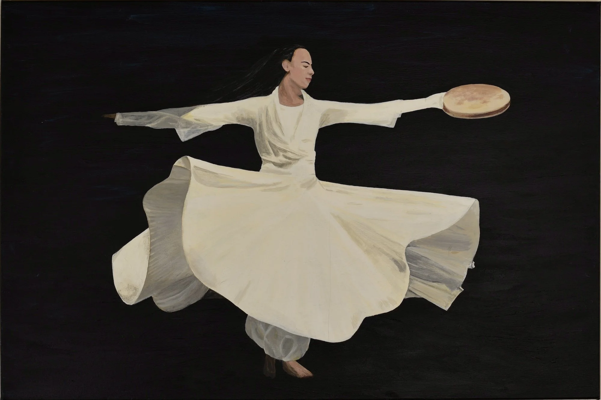 "Offering", 2018 Acrylic on canvas 24 x 32