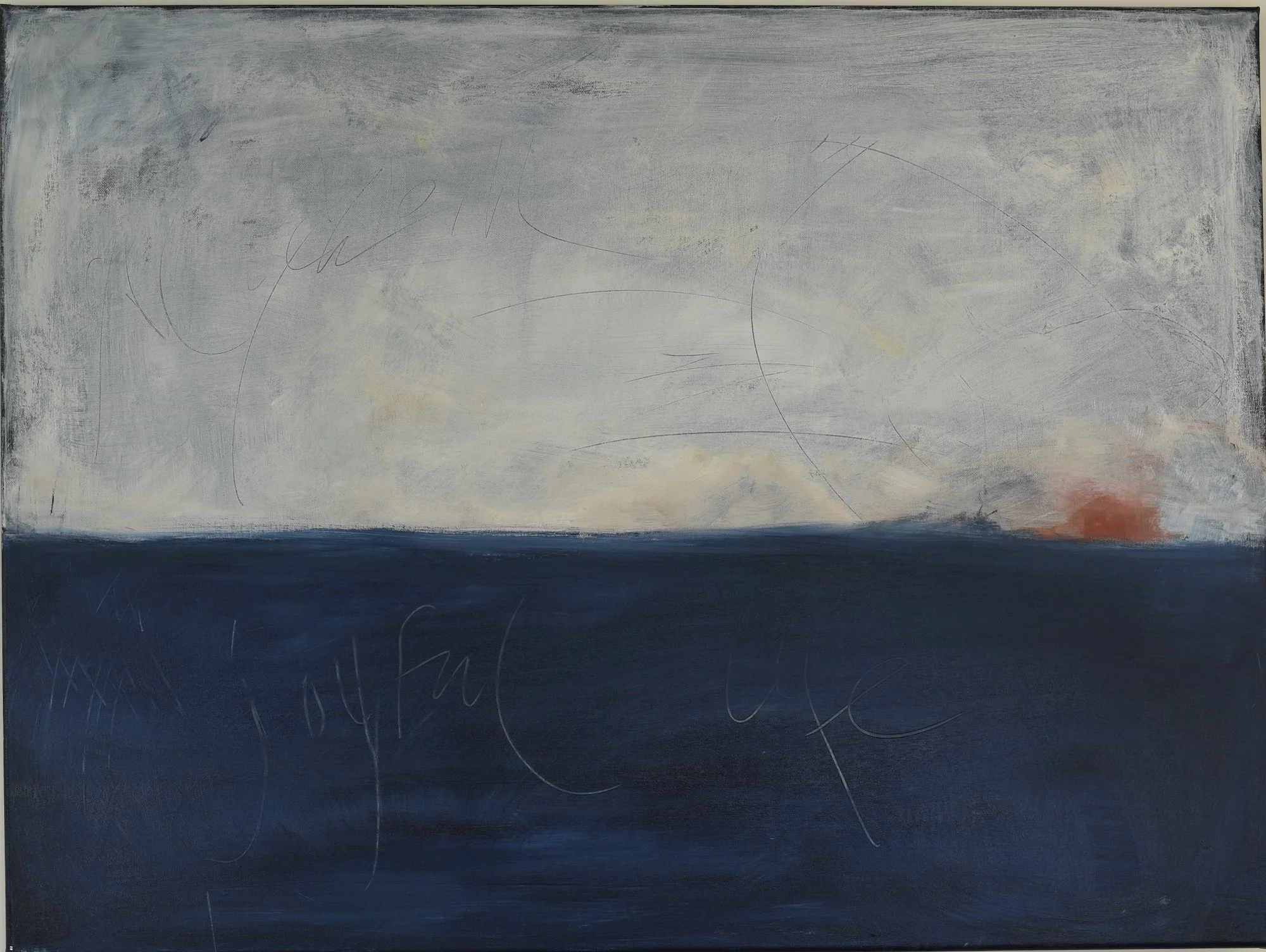 "Freedom, Joy", 2025. Acrylic on canvas 36 x 48