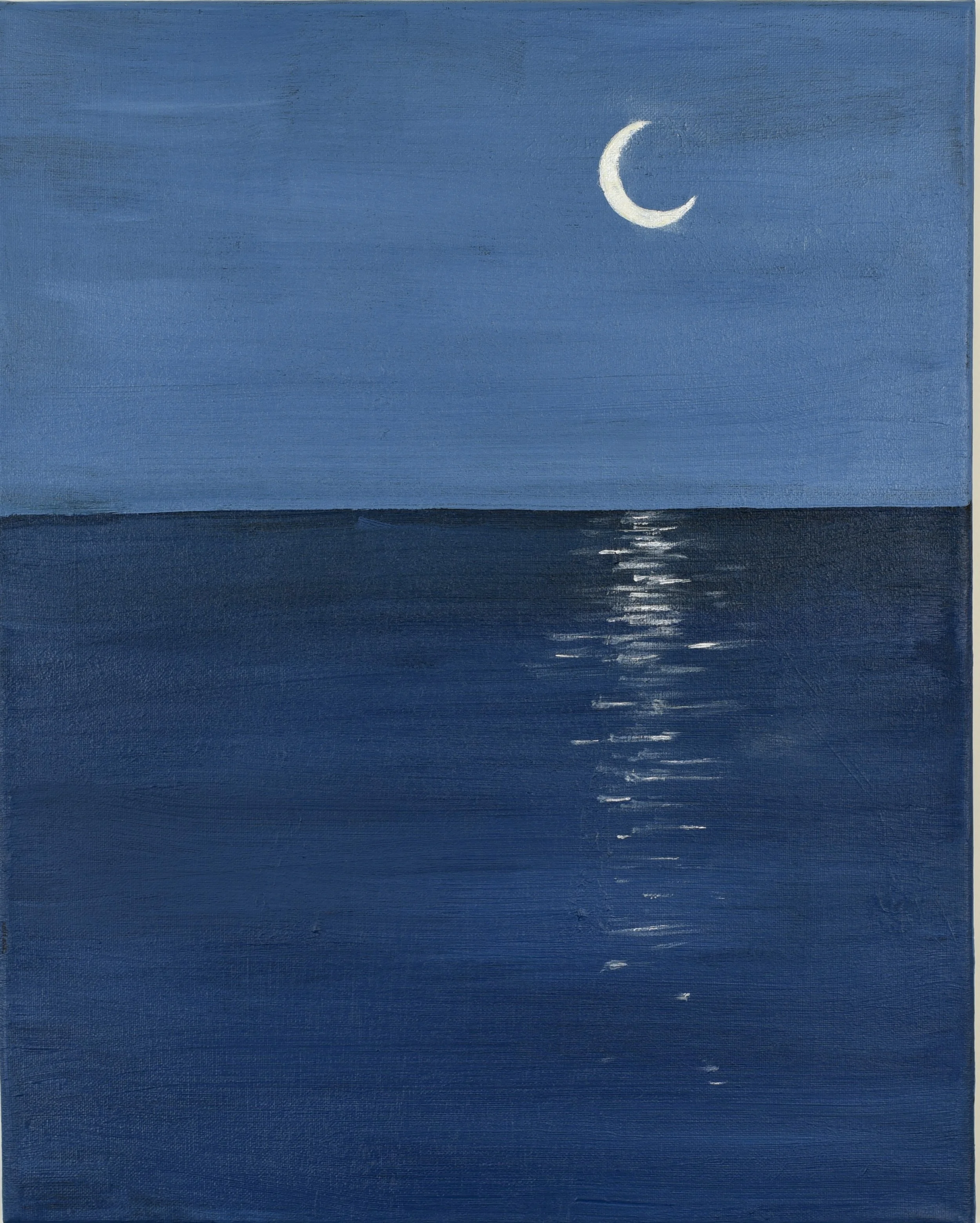 "Moonrise", 2026 Acrylic on canvas 16 x 20