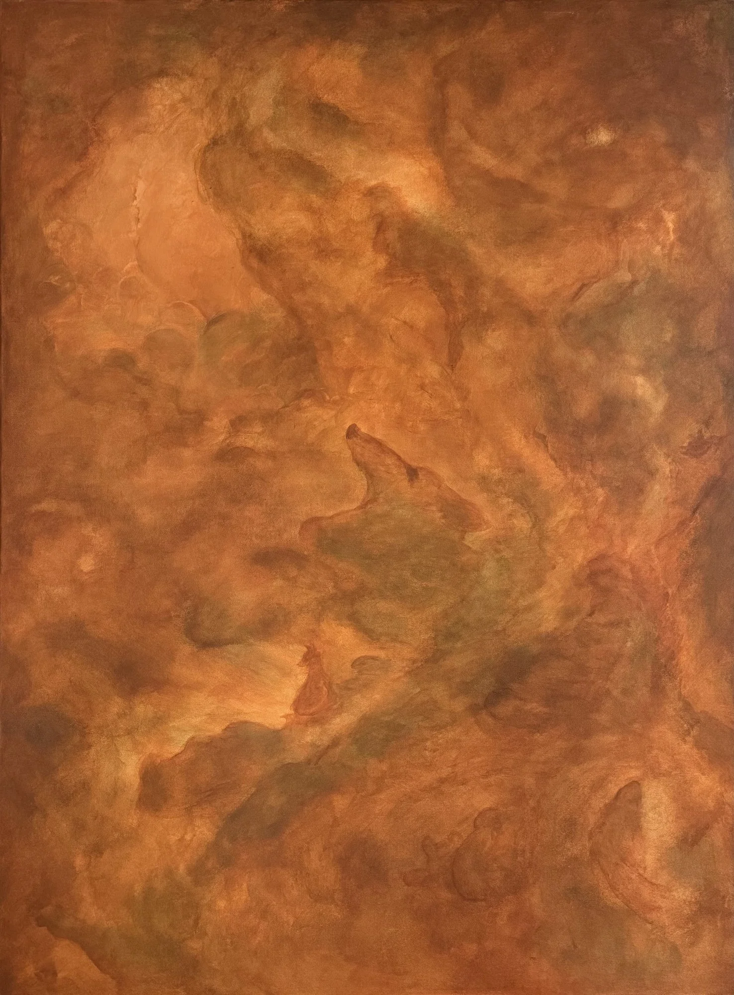"Swirl", 2026  Acrylic on canvas  36 x 48