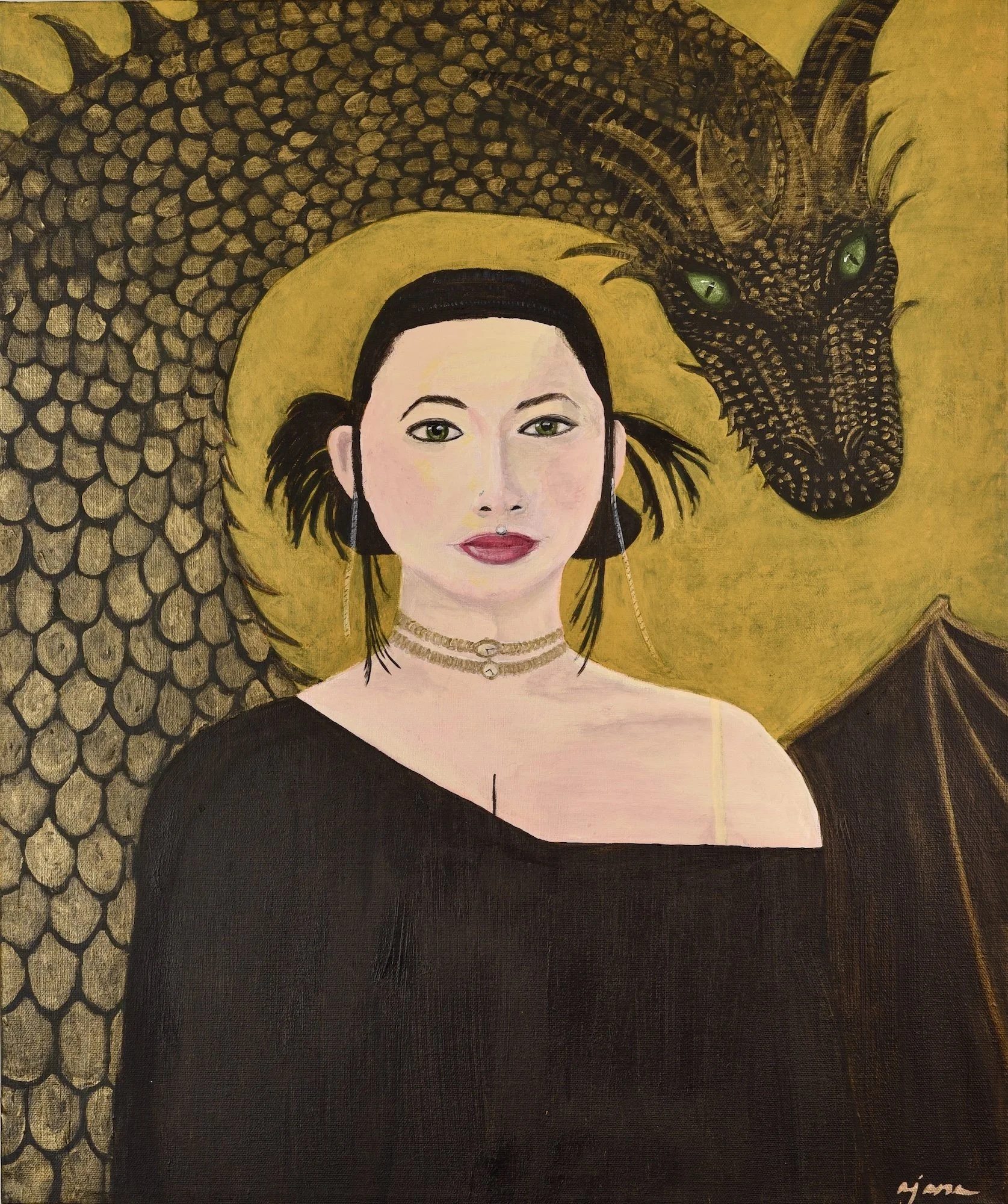 "Out of Time"/"My Familiar", 2026 Acrylic on canvas 20 x 24 original NFS, prints available