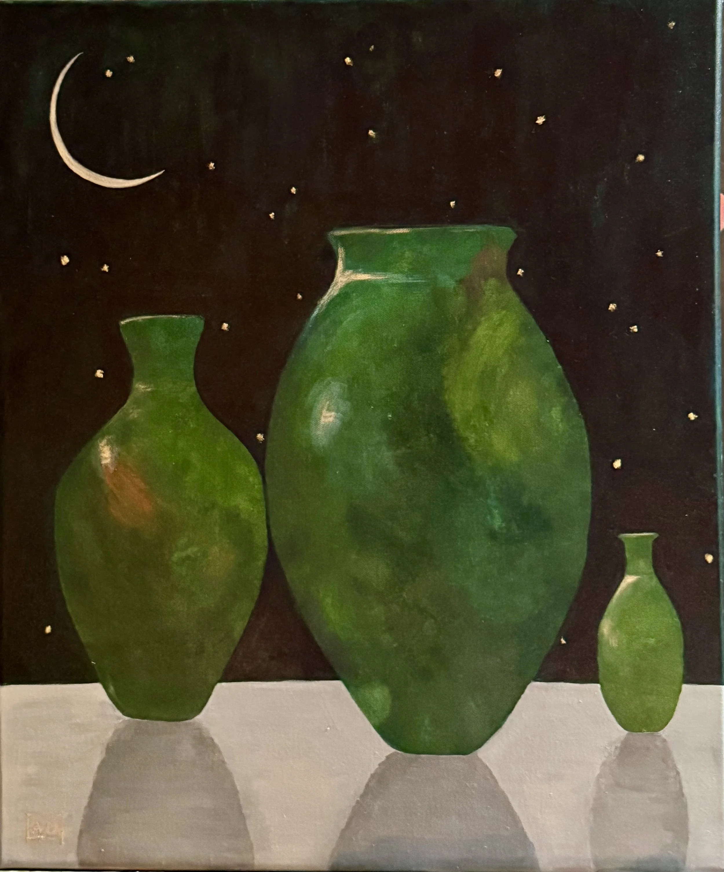 "Filled with Starlight", 2026  Acrylic on Canvas 20 x 24