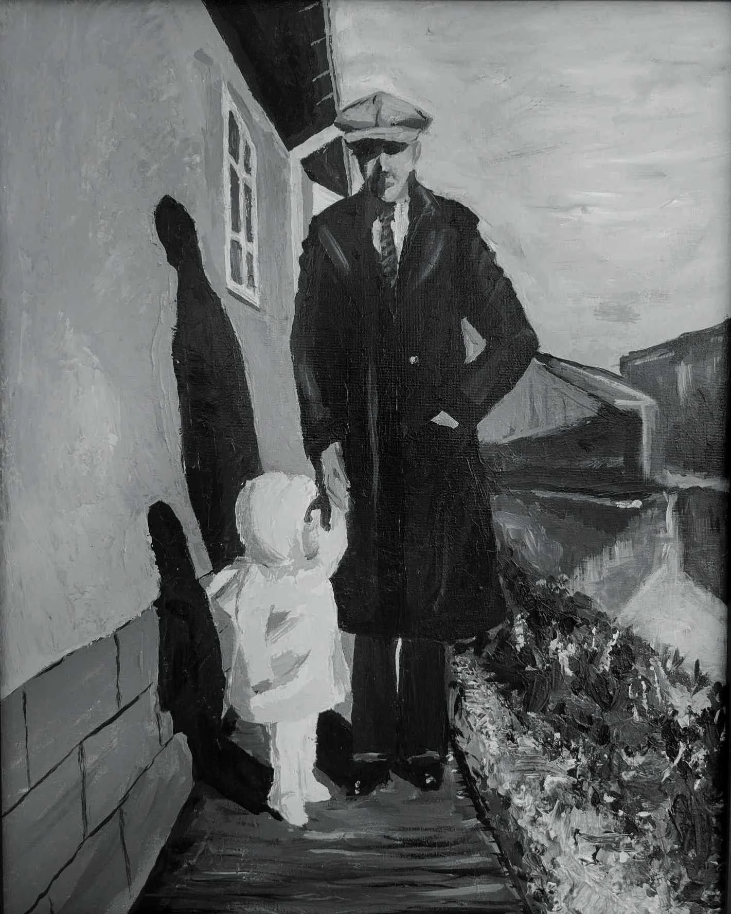 "Family Portrait Before Me (1920)"
Acrylic on canvas, 16x20".
2024.