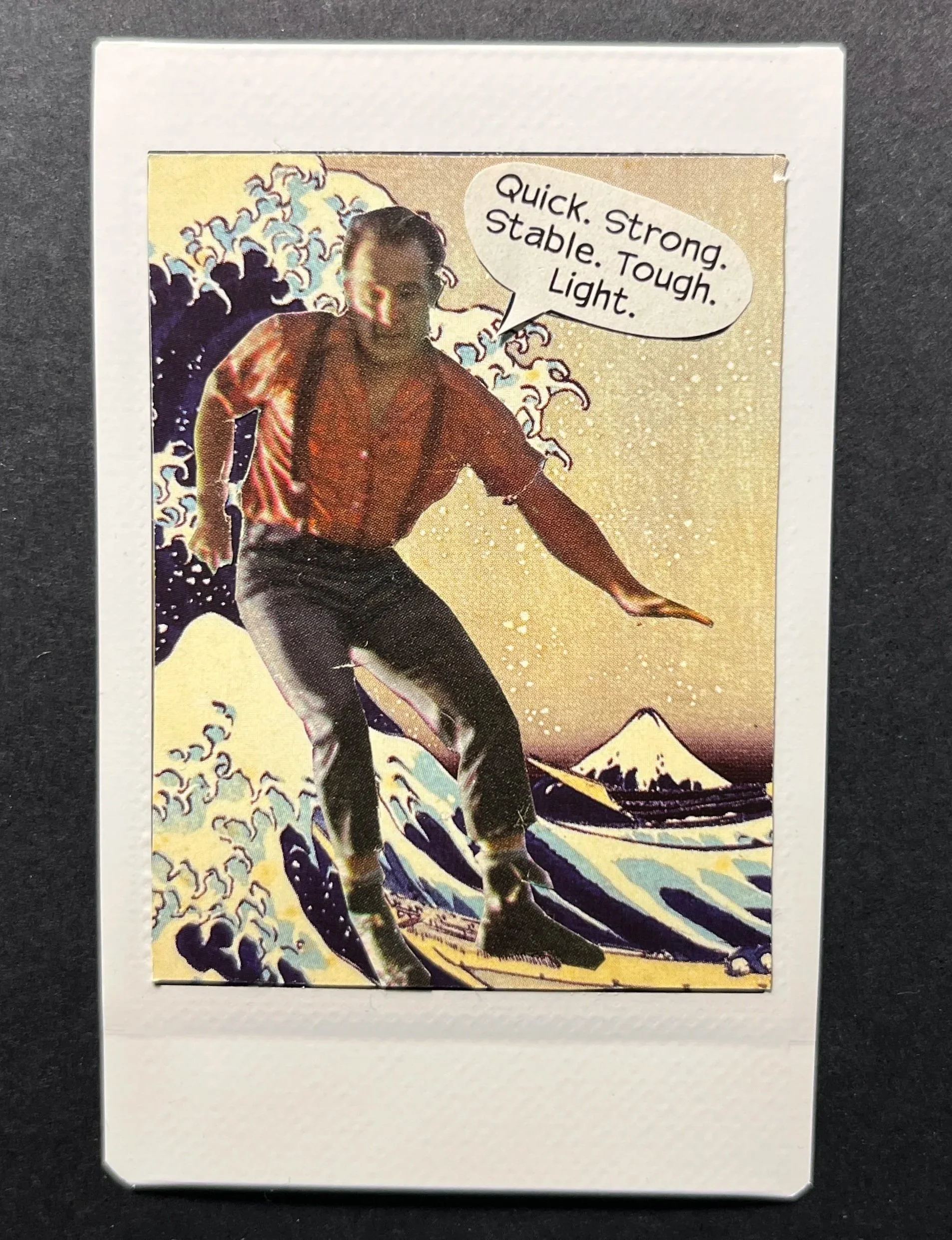Quick. Strong. Stable. Tough. Light (Framed)