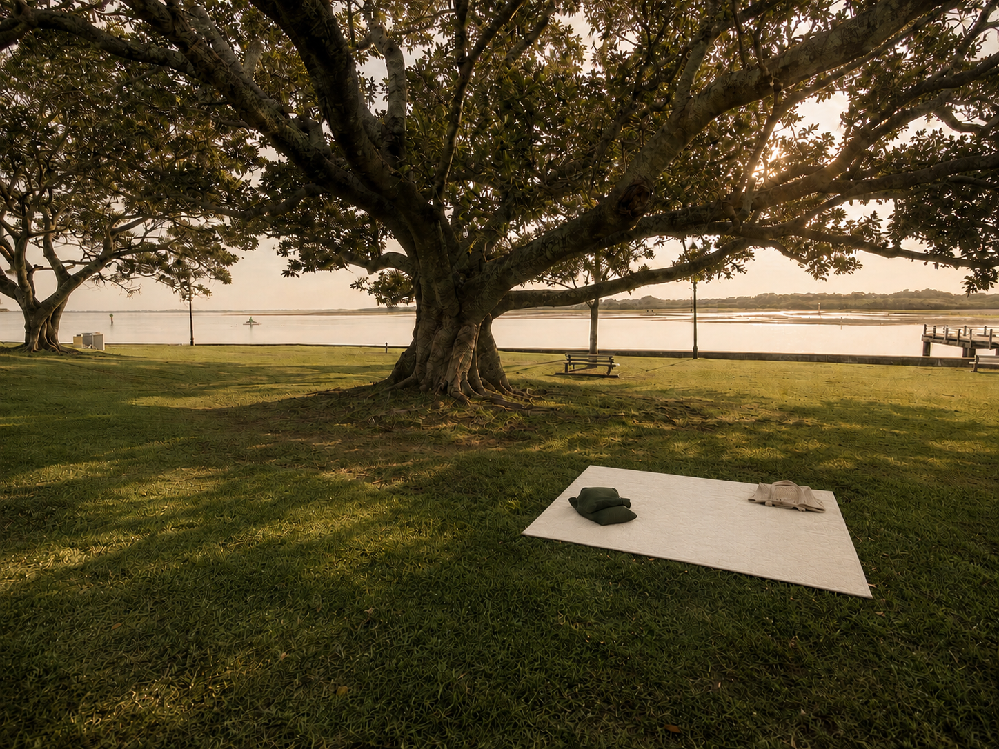 Waterfront counselling beside Cabbage Tree Creek at Shorncliffe