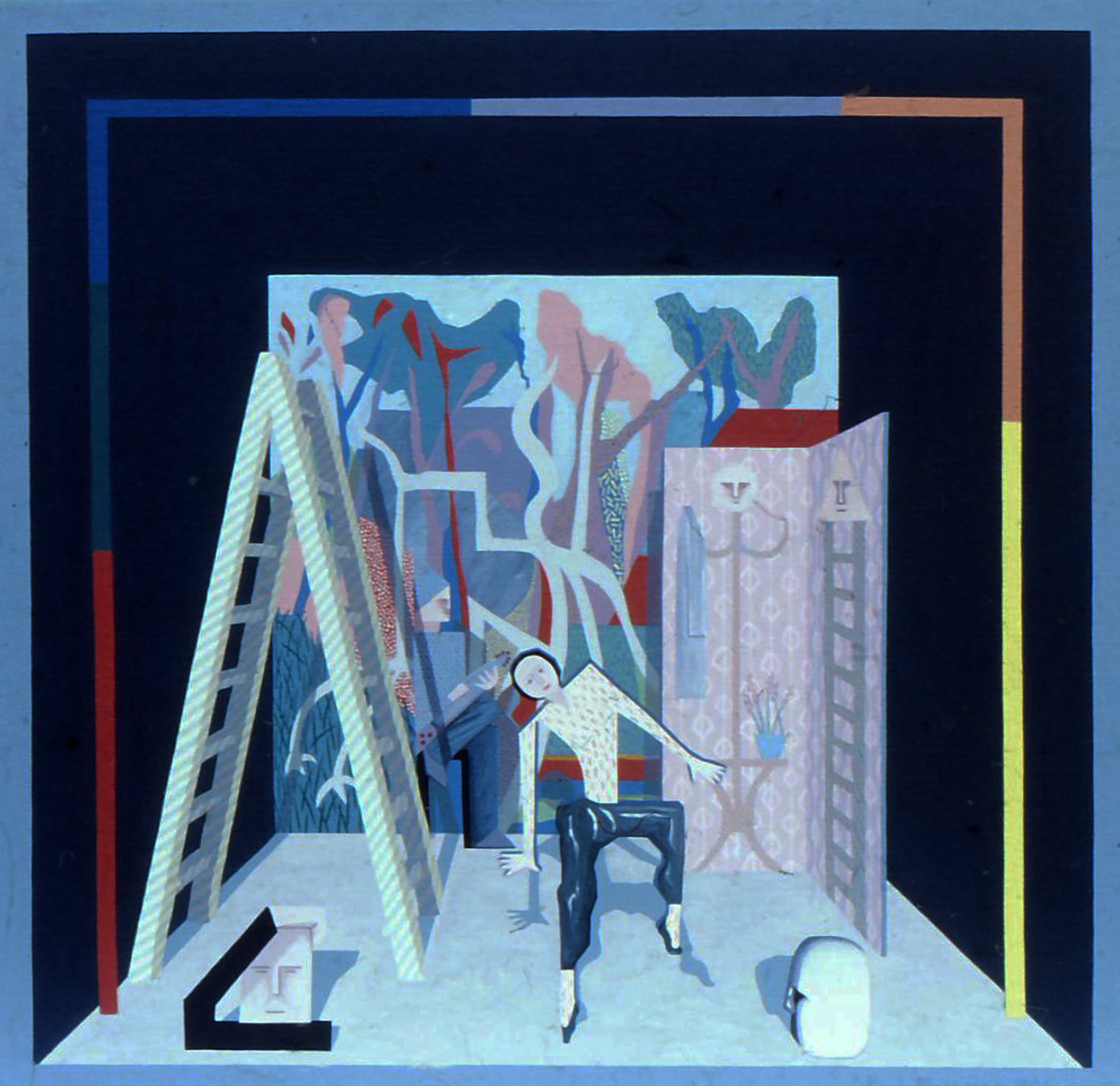 Dans Encore
1985
36" x 36"
Acrylic on Canvas