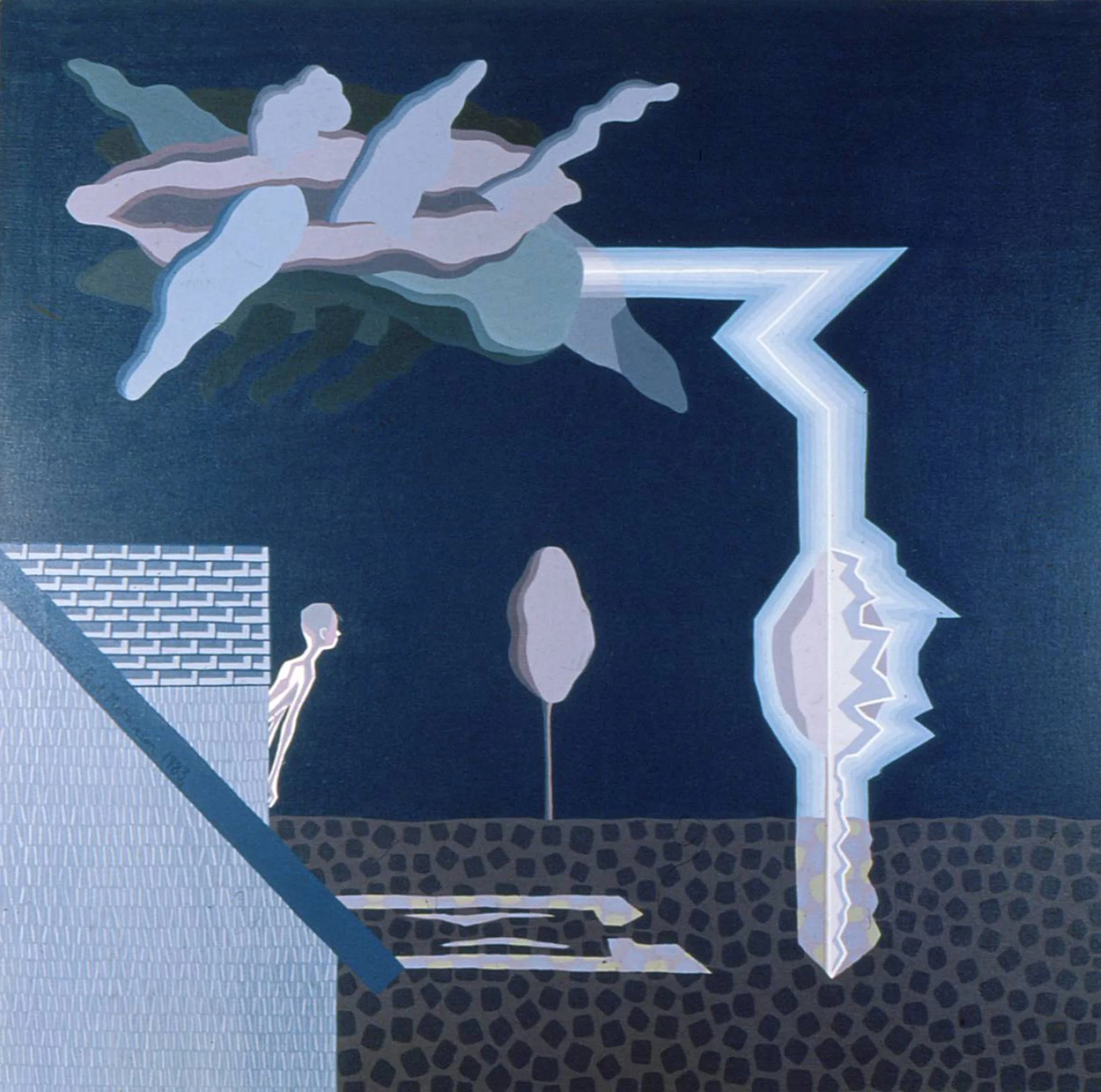 Thunderscape
1983
54" x  54" 
Acrylic on Canvas