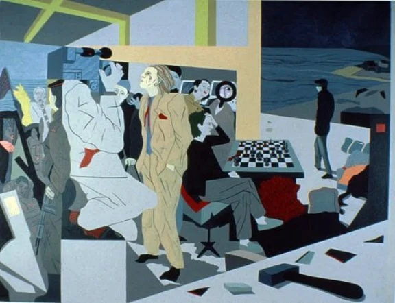 Beyond Cincinnati 
1988
40" x 48" 
Acrylic on Canvas