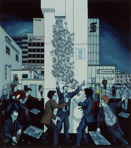 An Ideal Lease (2004) 40" x 36" Acrylic on Canvas