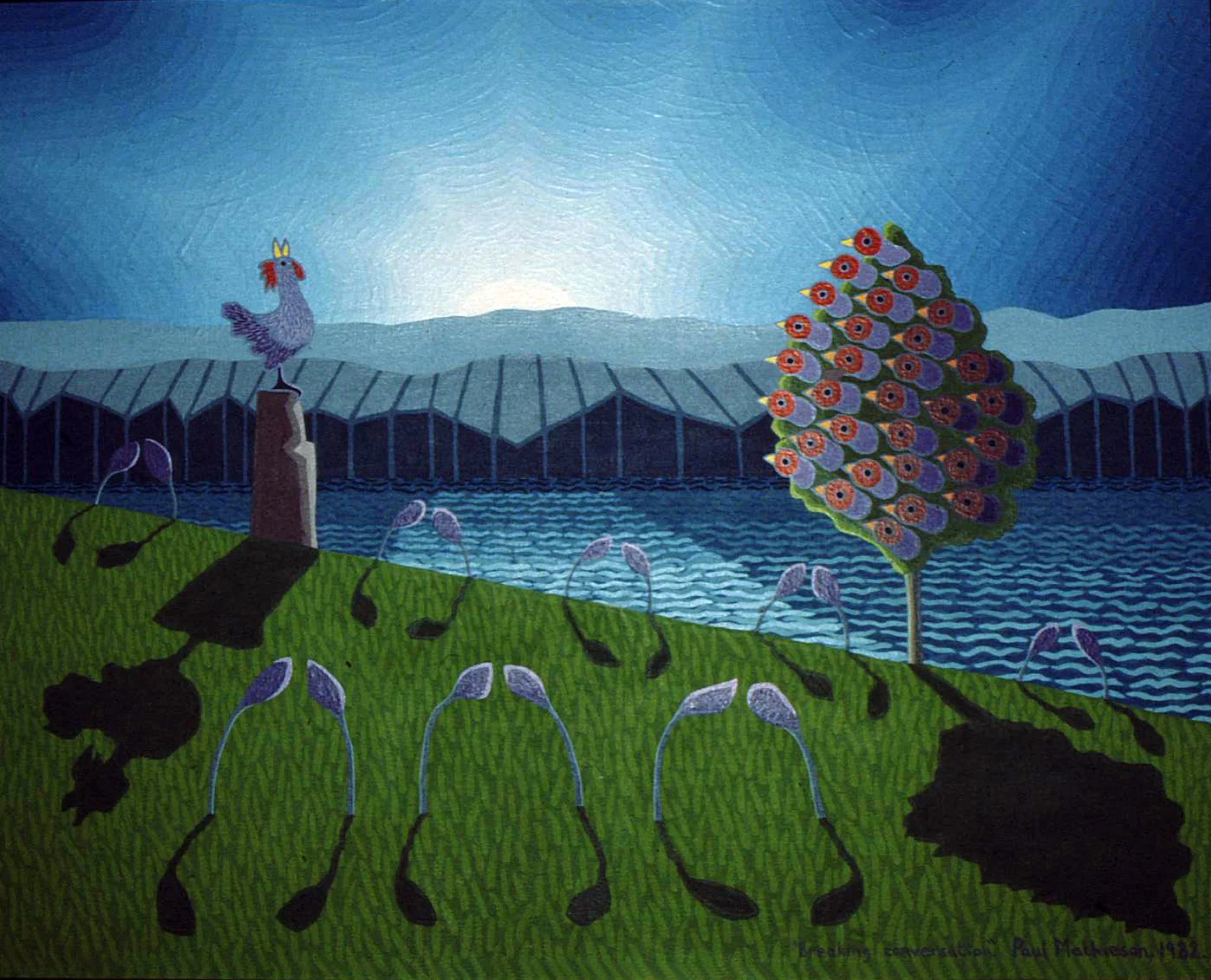 Breaking Conversation
1982
Acrylic on Canvas