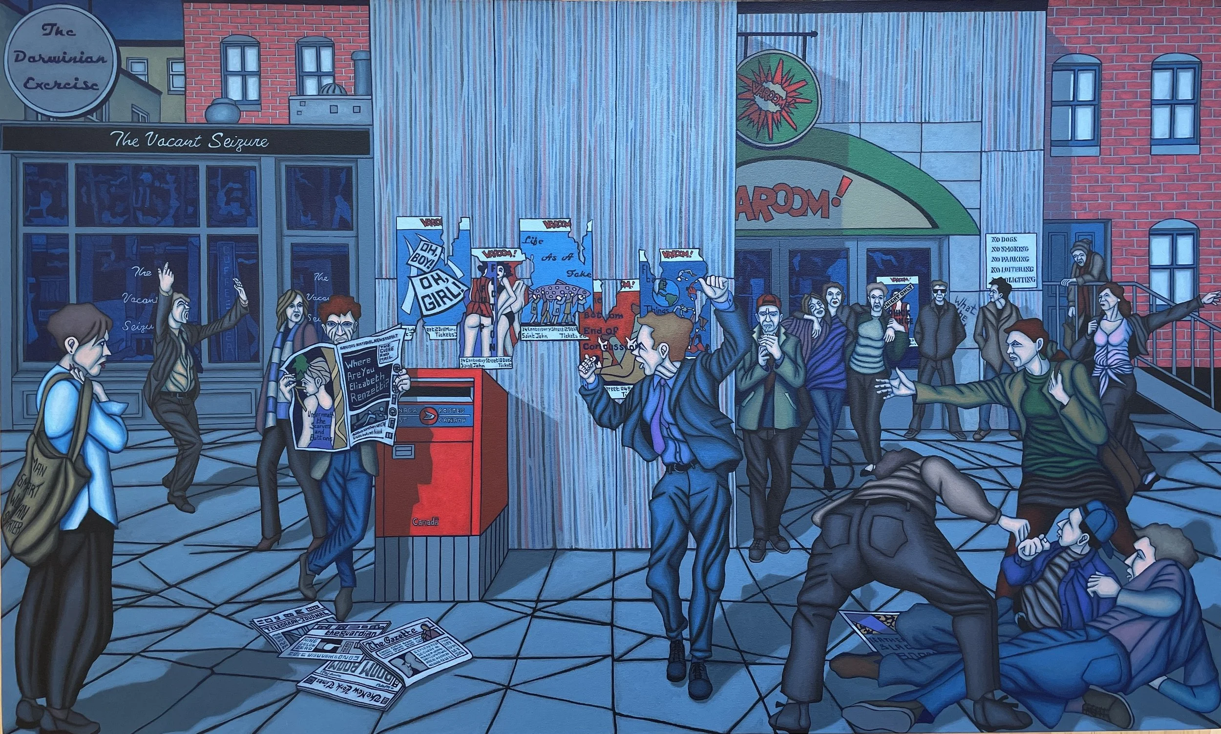 Have you Read the News Today
- Acrylic on Canvas