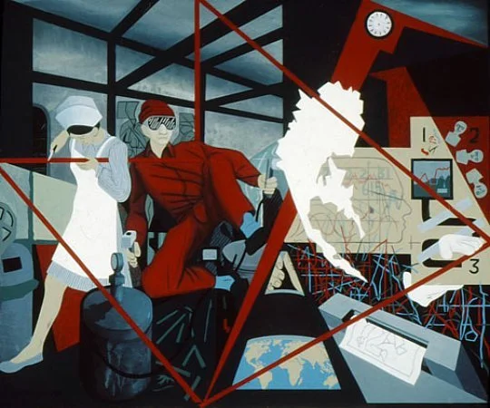 Hang on St. Jude
1988
40" x 48"
Acrylic on Canvas