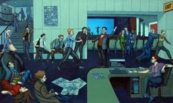 The Audition (2009) 30" x 60"  Acrylic on Canvas