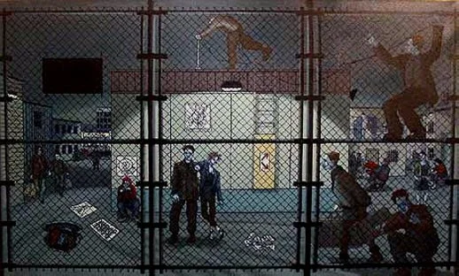 Cul De Sac (2004) 36" x 60" Acrylic on Canvas