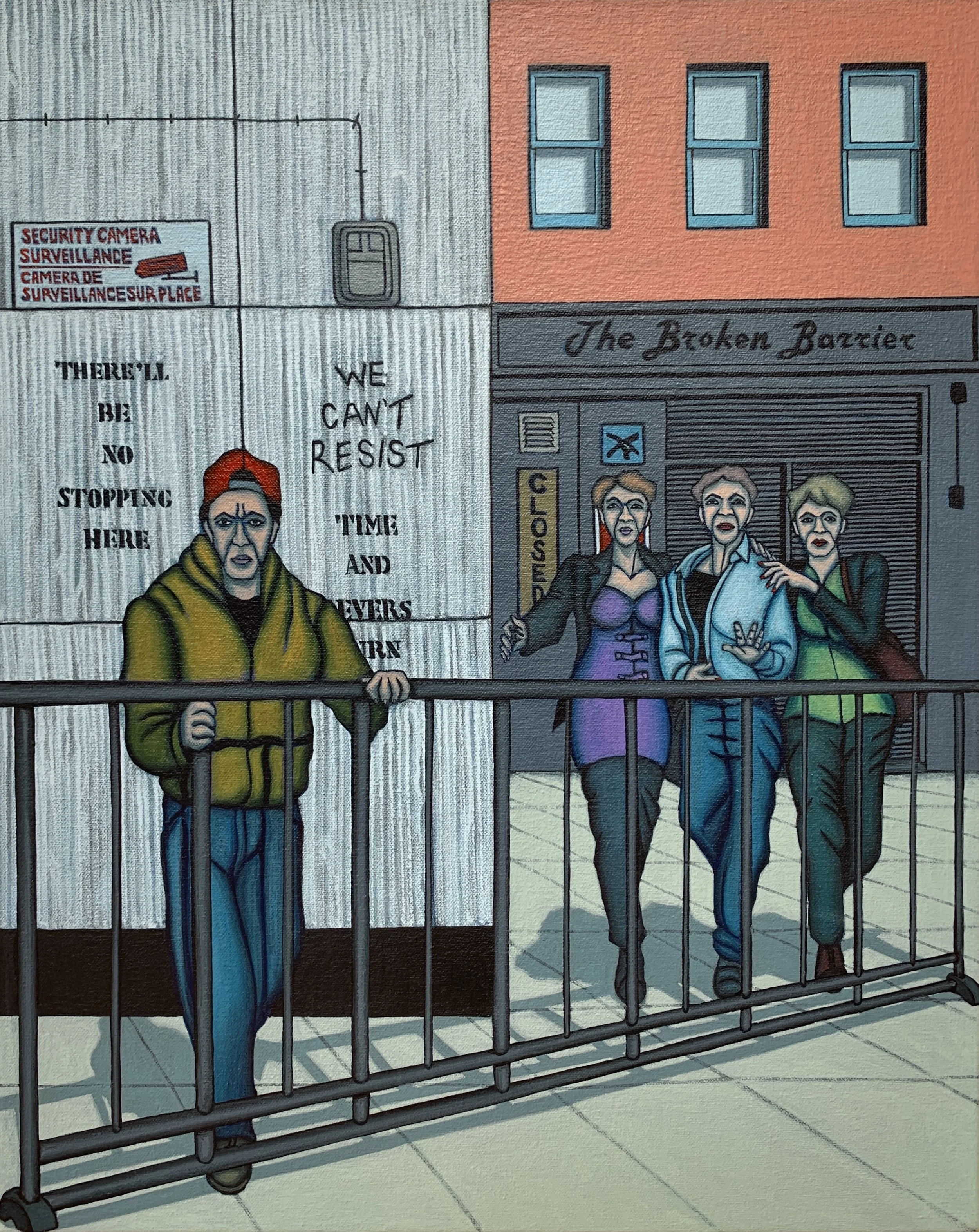 There'll Be No Stopping Here
- Acrylic on Canvas