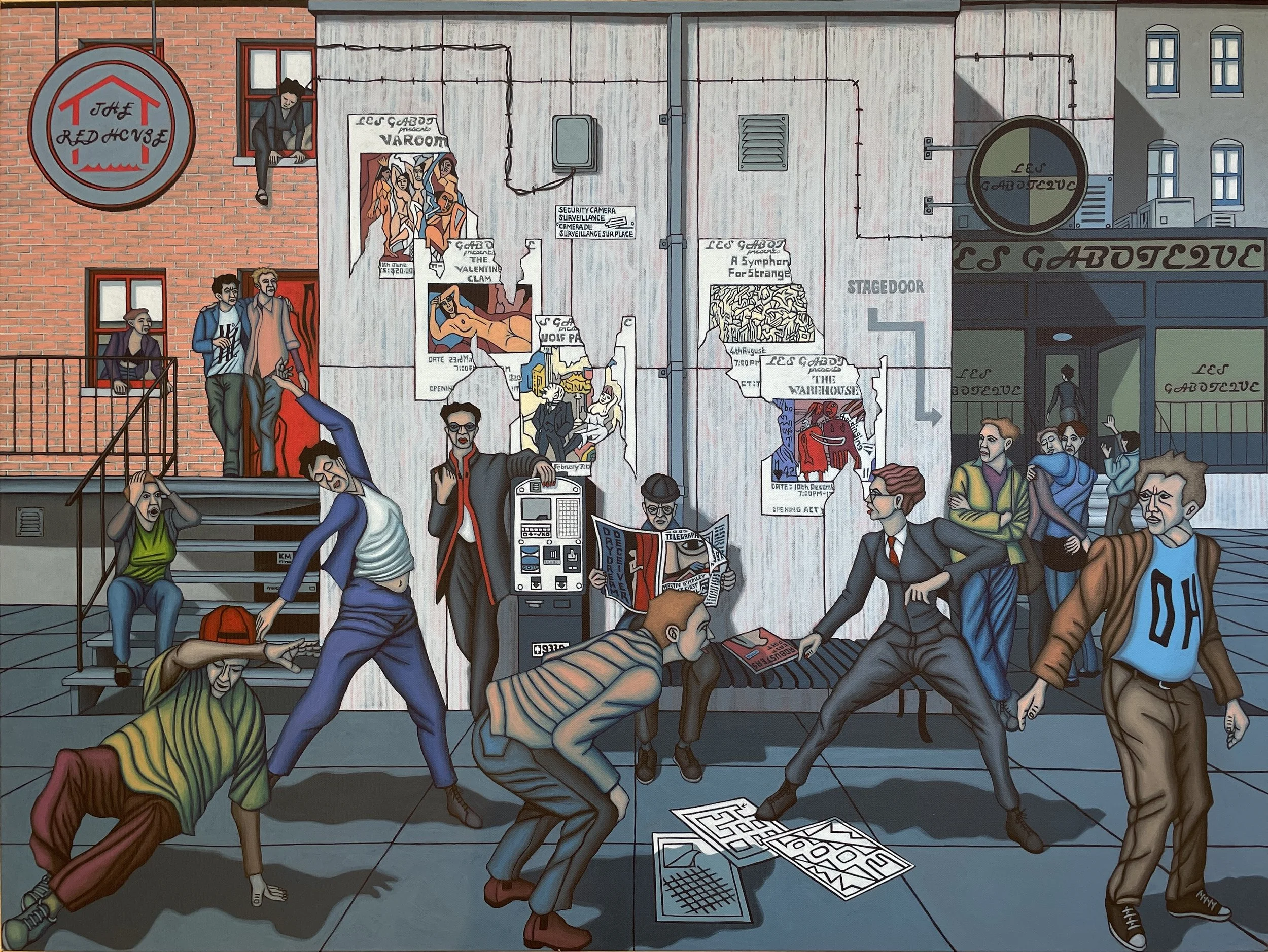 Public Dancers

- Acrylic on Canvas