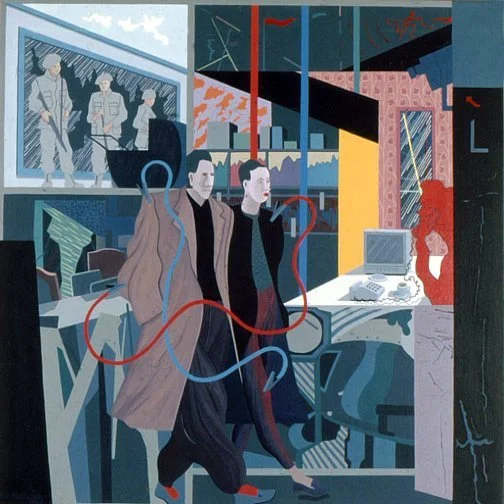 Wire Bouquet
1987
40" x 40" 
Acrylic on Canvas