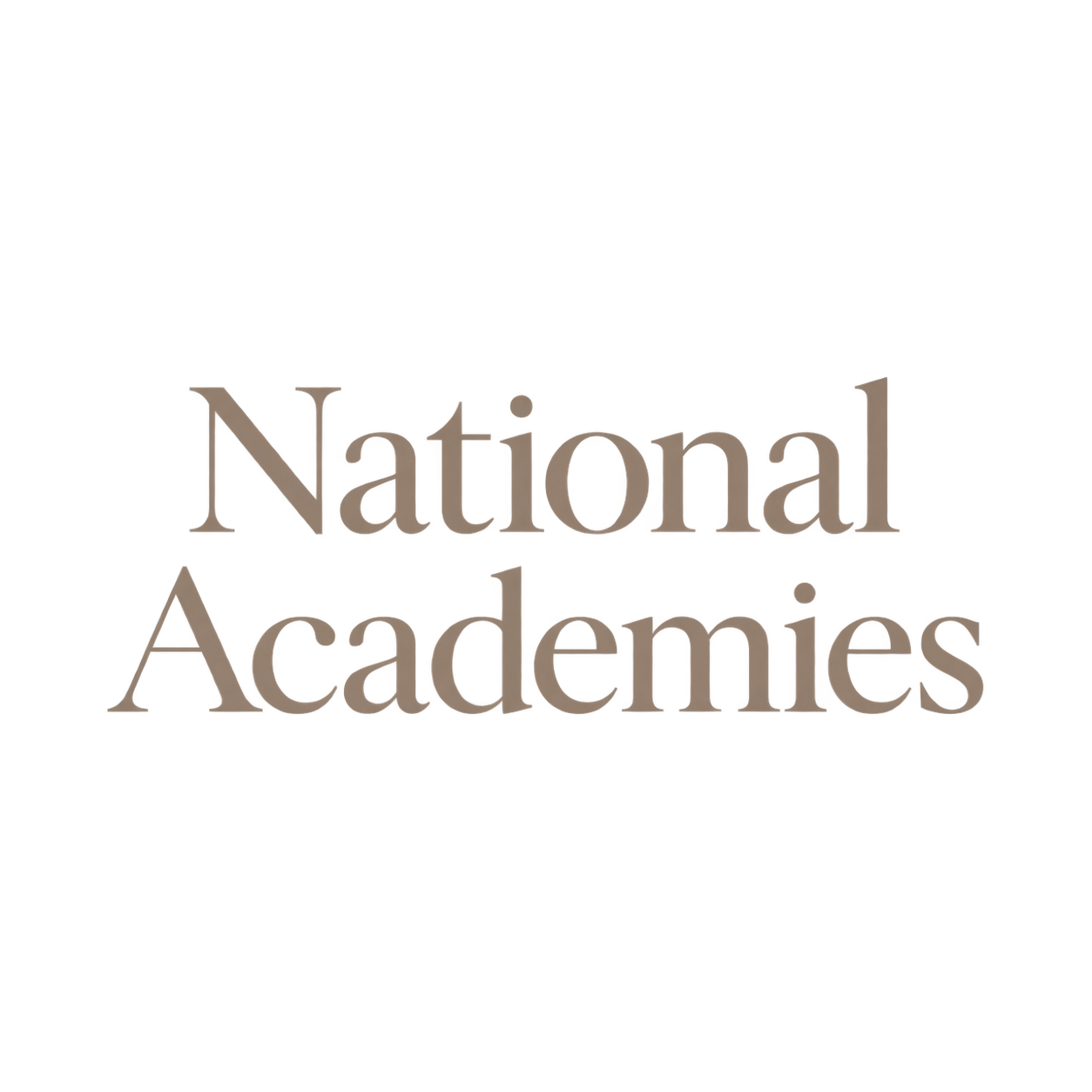 The logo of the United States National Academies featuring an eagle with outstretched wings above the words "National Academies."