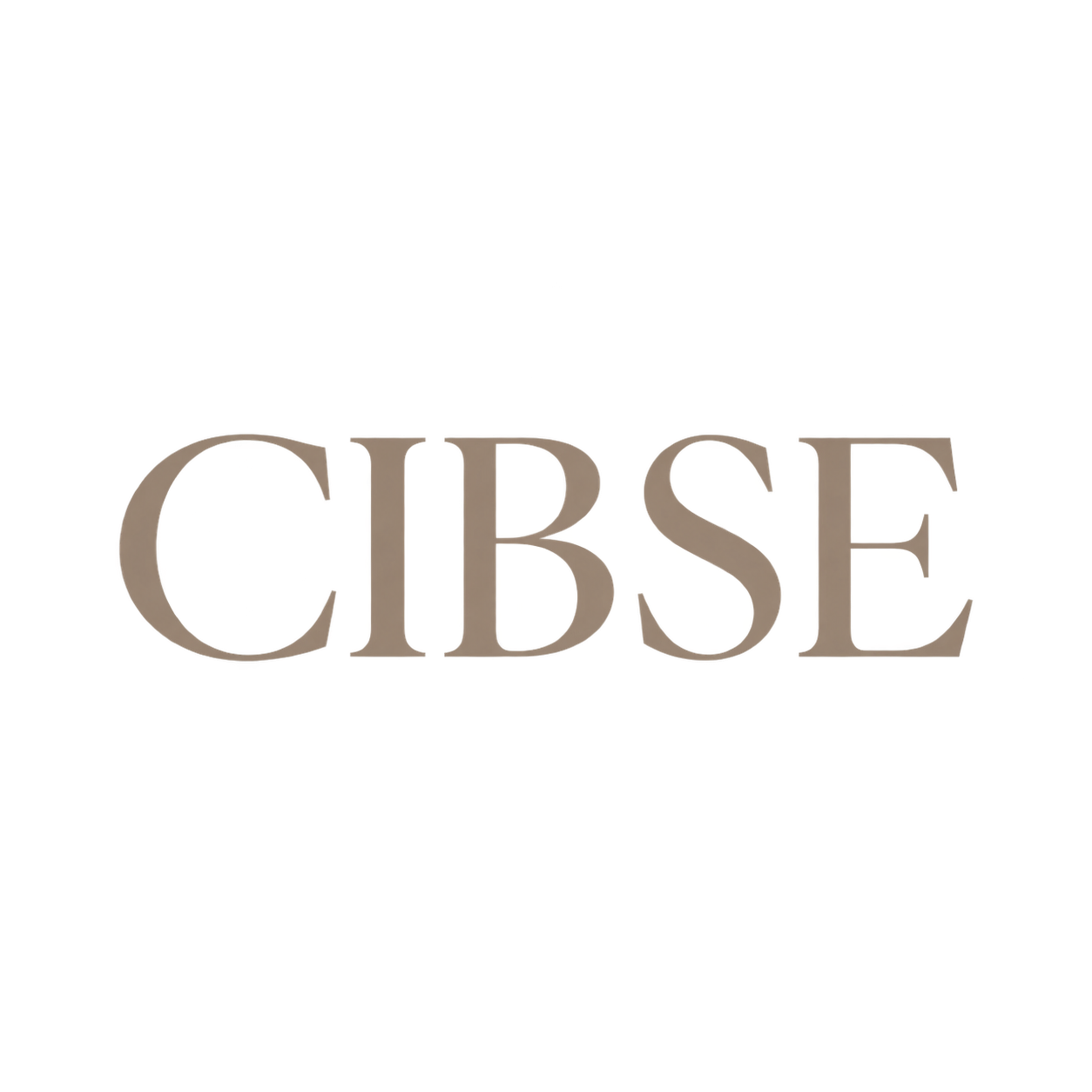 CIBSE logo with a stylized gear symbol above the organization name.