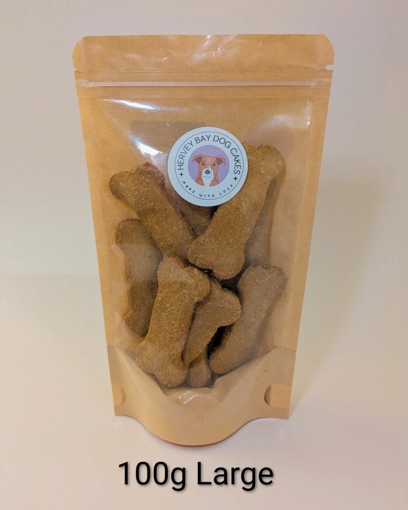 Also offering large size biscuits for the 100g and 200g sizes. 🎉🐕🐾