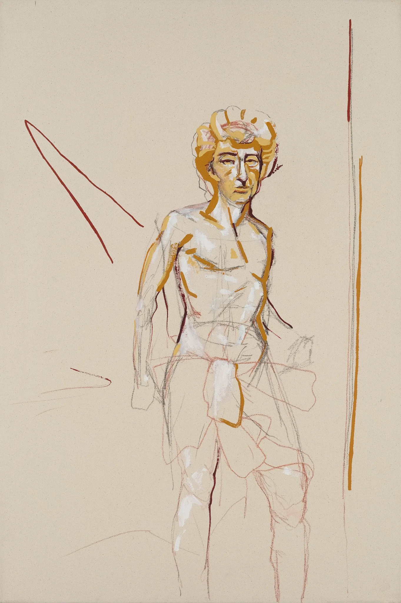 Untitled (Study on Canvas)