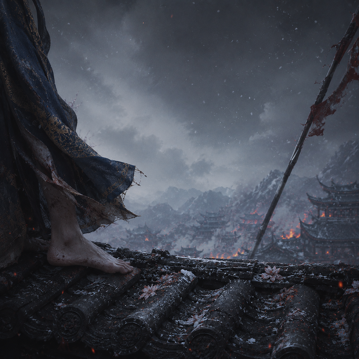 Barefoot Above the Fire