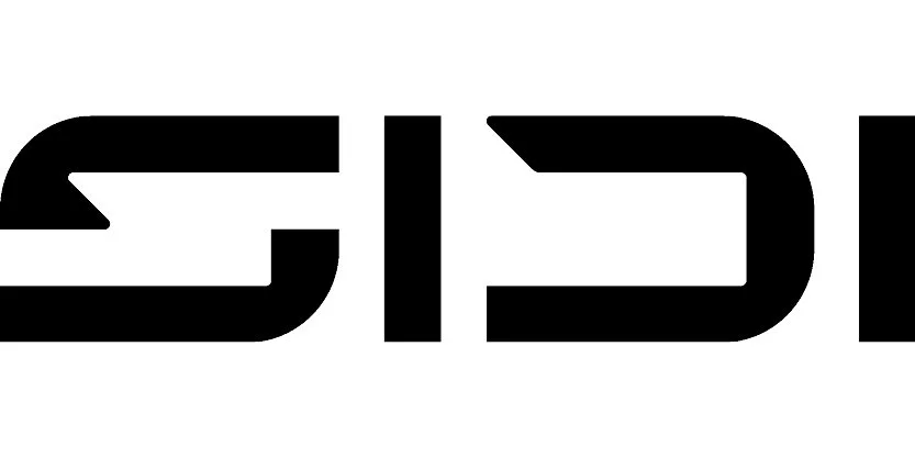 Den svarta texten visar delvis synliga bokstäver i en logotyp, som verkar vara förkortningen 'SIDI'.