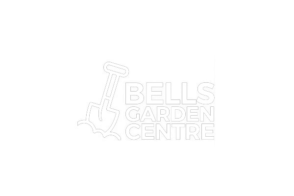 Logo of Bells Garden Centre featuring a stylized trowel and the text 'Bells Garden Centre' in white on a black background.