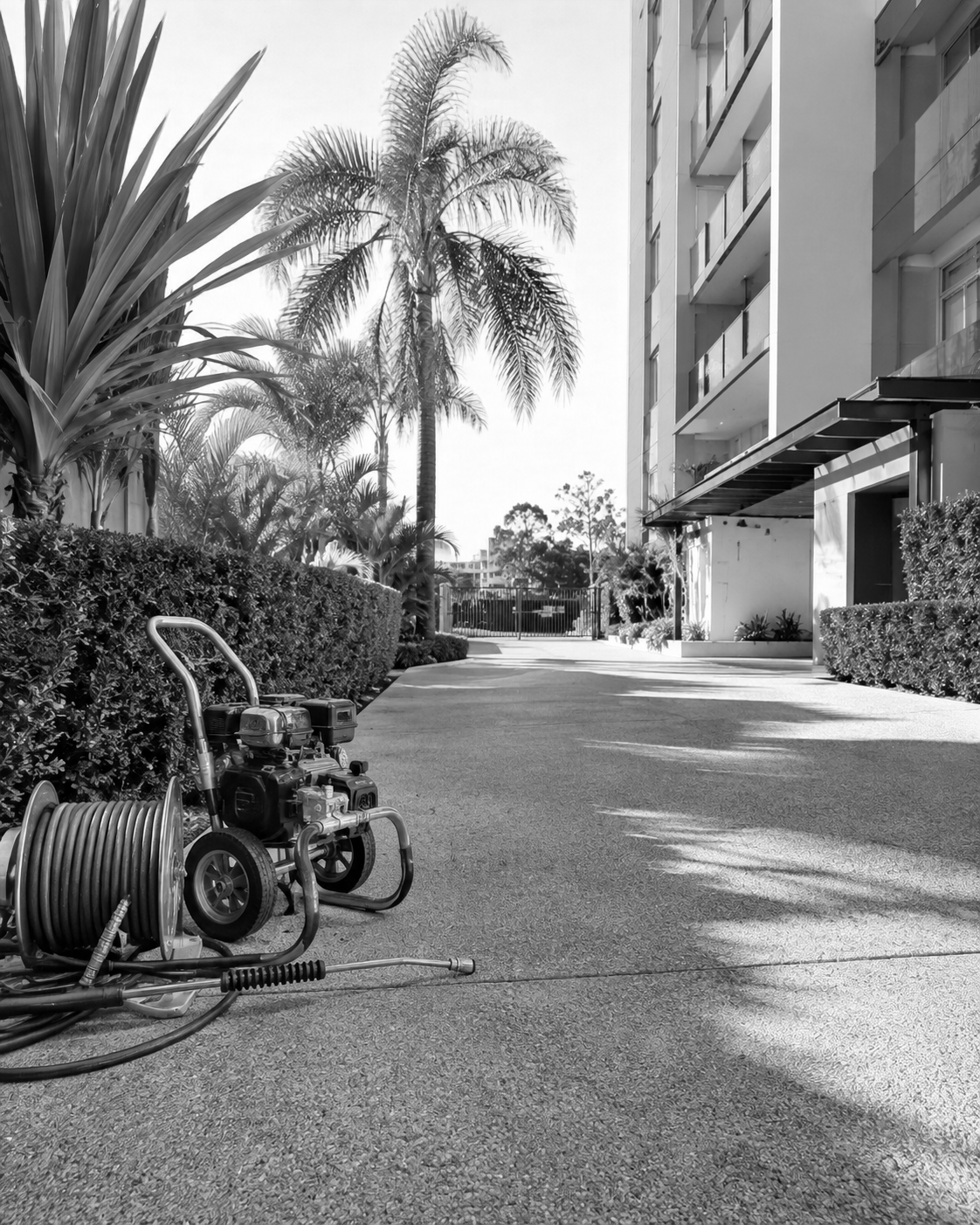 Pressure cleaning and exterior property maintenance for strata and commercial properties on the Gold Coast