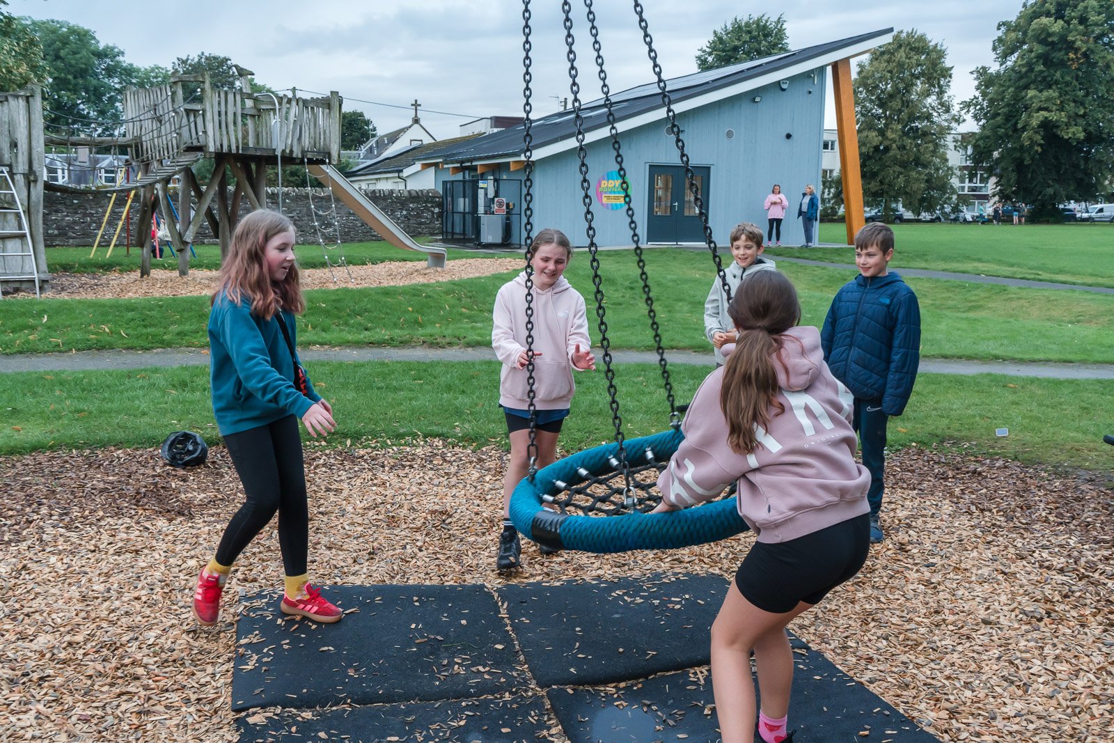 The playpark in Doune next to the DDYP pavilion. 