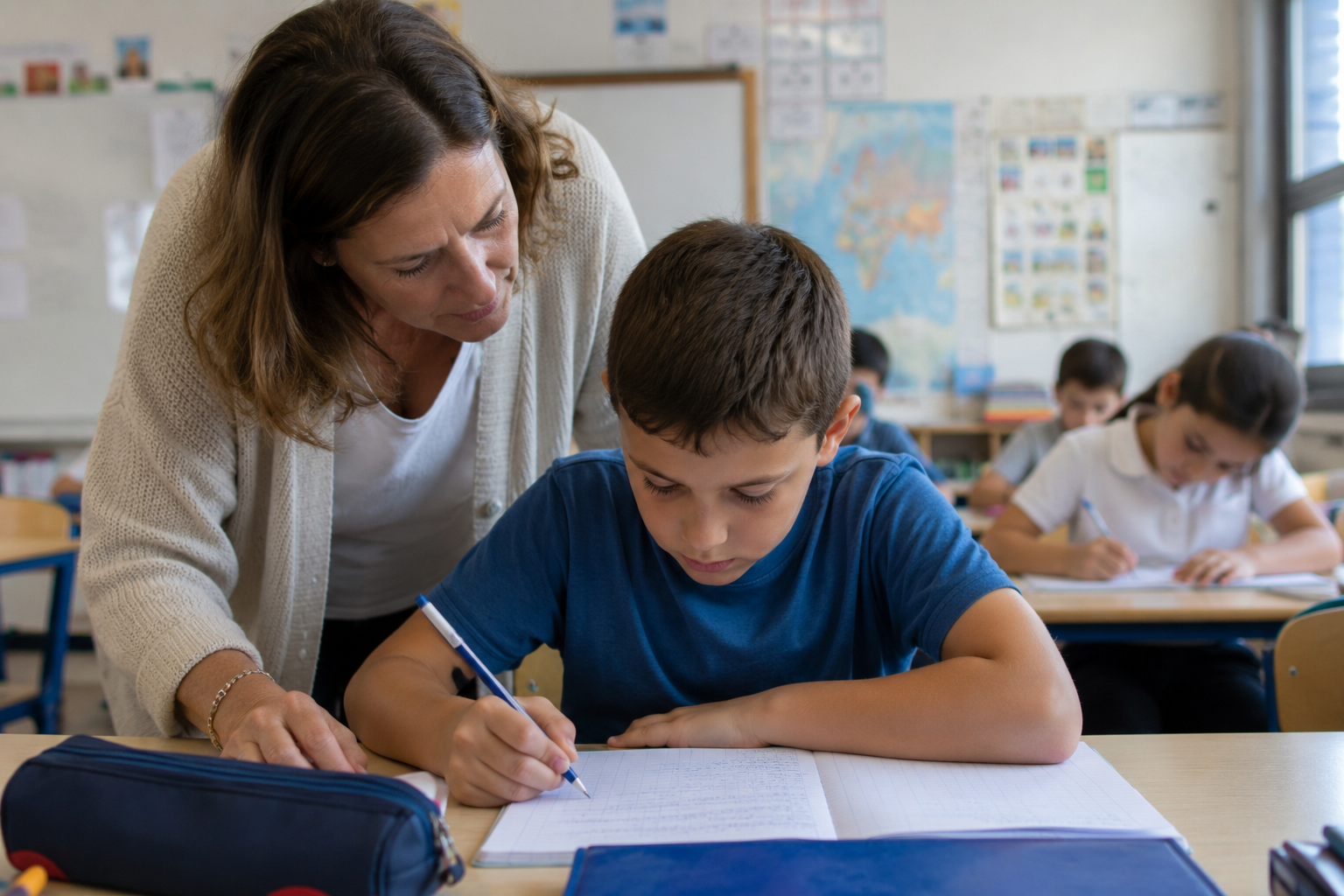 Quand demander de l'aide pour les difficultés d'écriture de son enfant à Nice