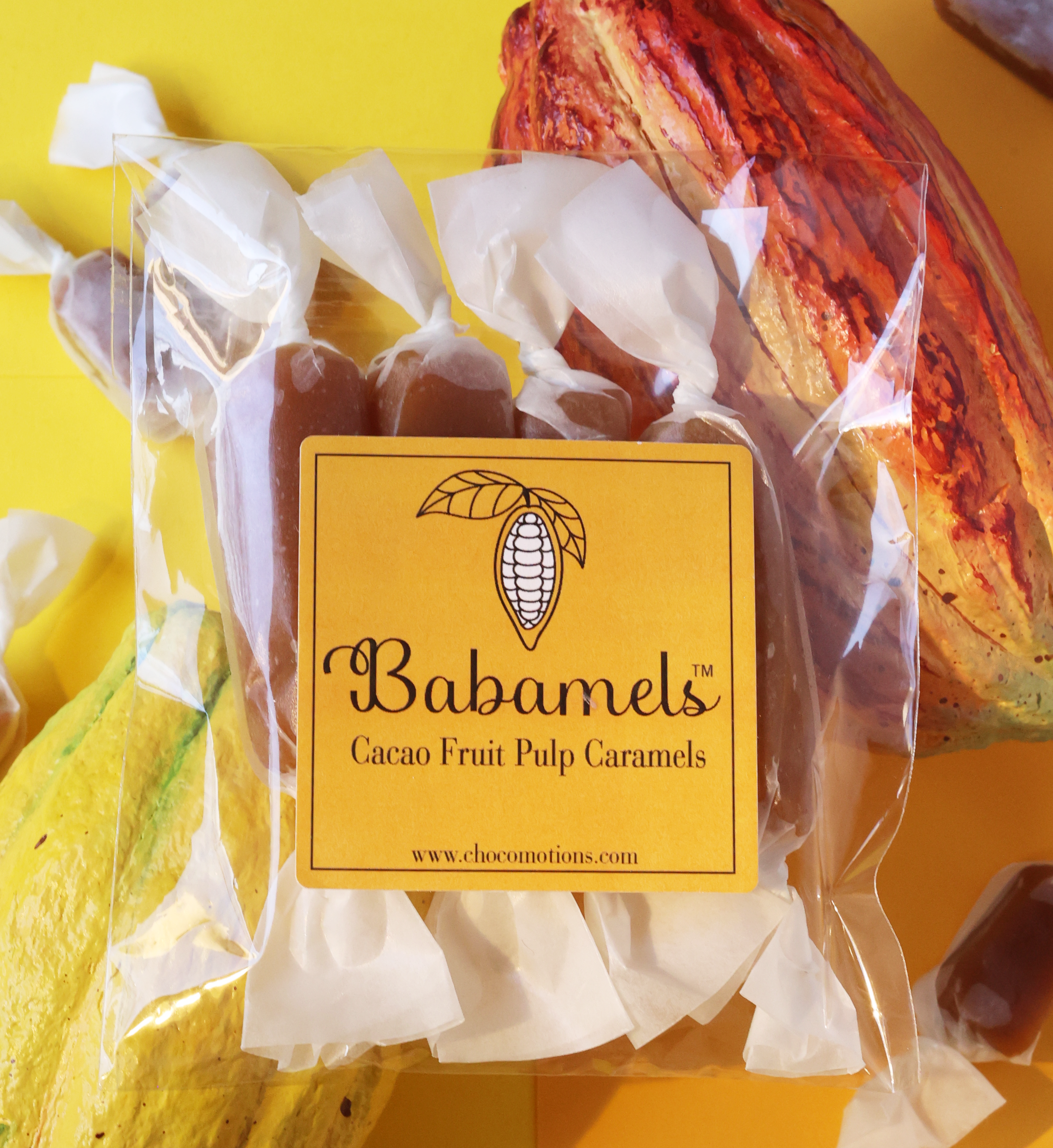 Babamels: Cacao Fruit Pulp Caramels