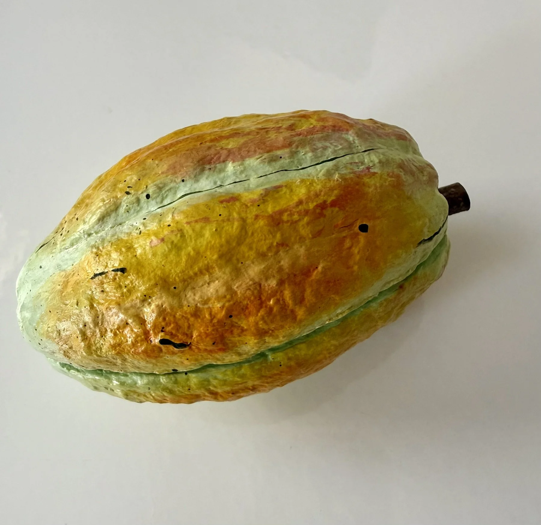 Small Cacao Pod Keepsake Box (4