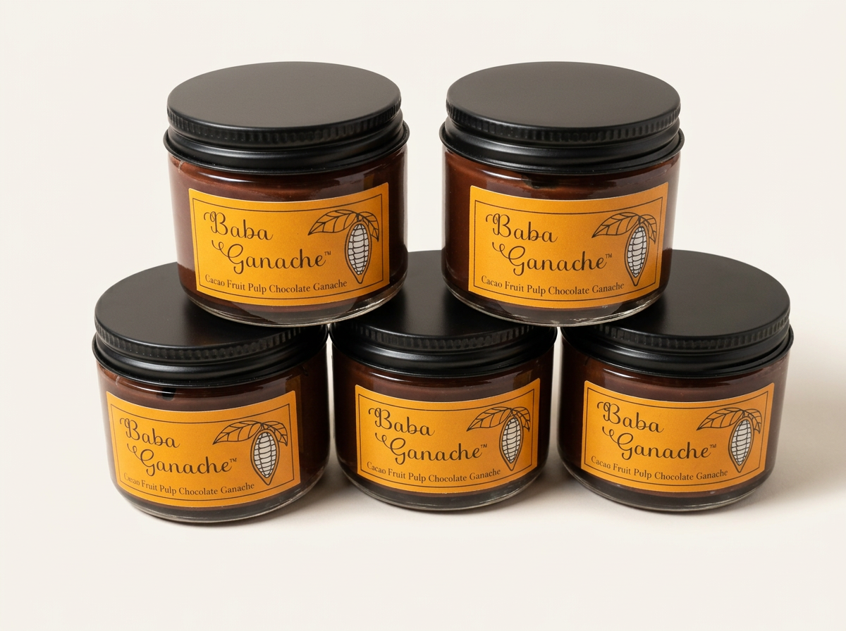 Baba Ganache: Cacao Fruit Pulp Chocolate Spread
