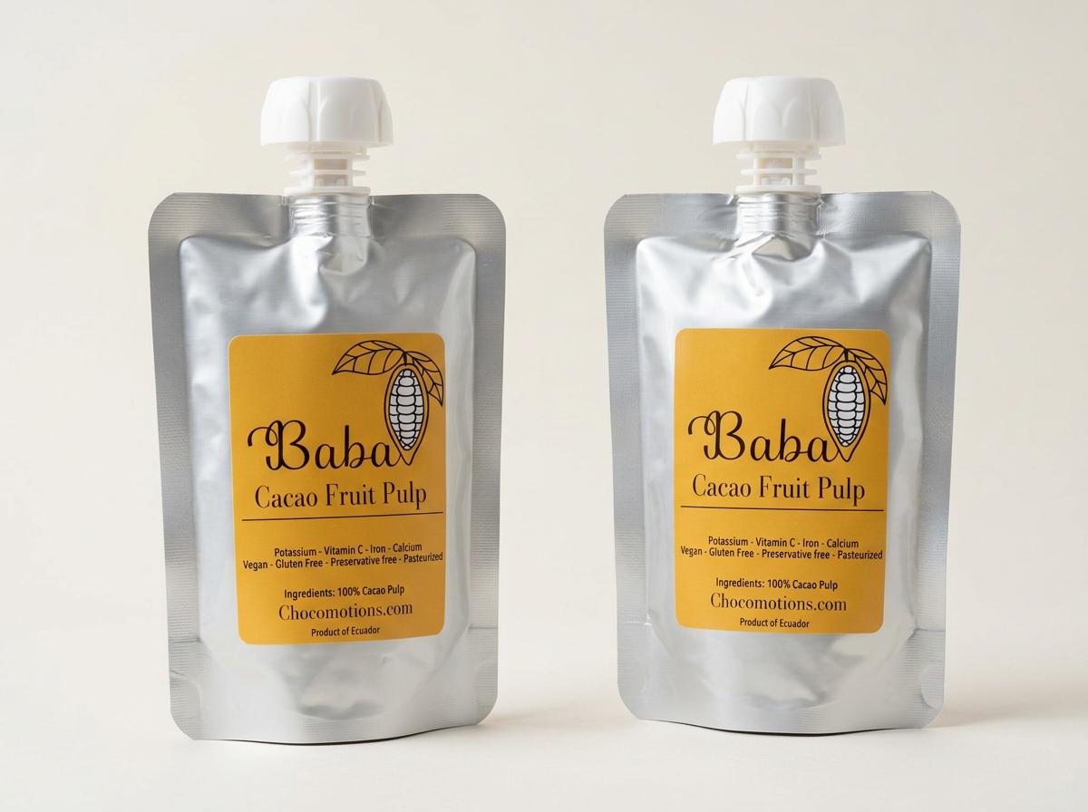 Pure Cacao Fruit Pulp Pouch