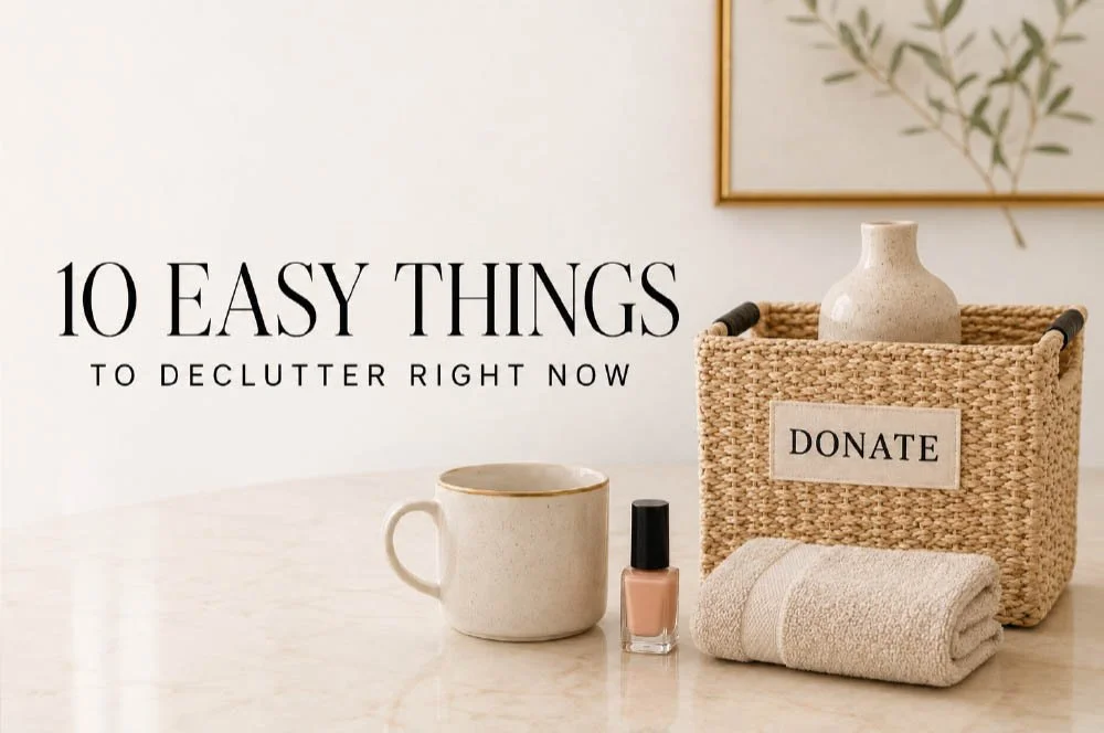 10 Easy Things to Declutter in Your Home Right Now
