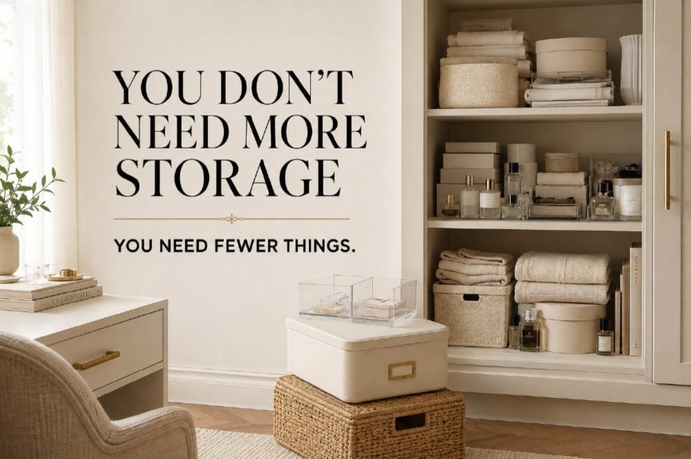 You Don’t Need More Storage—You Need Fewer Things