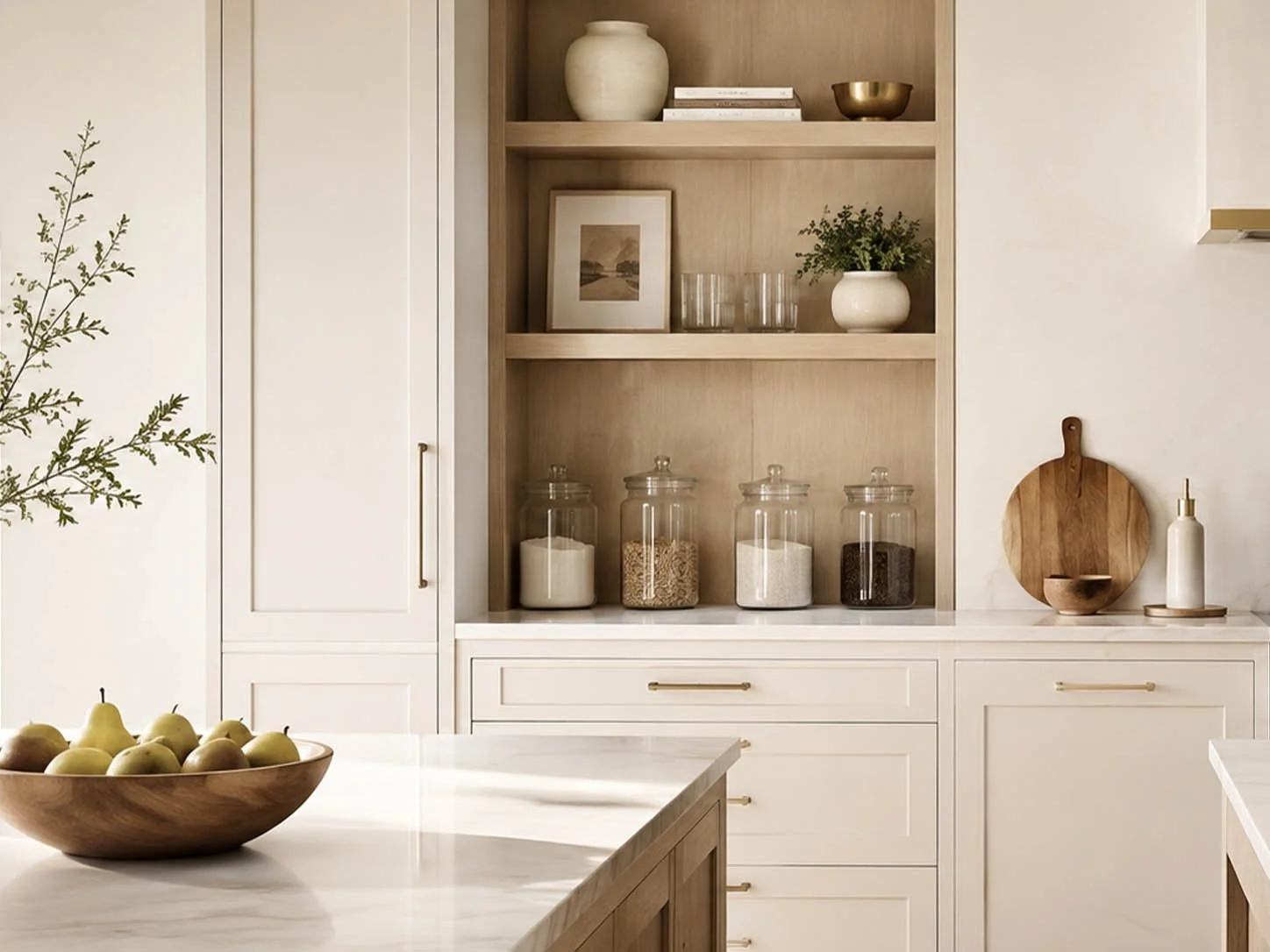 Decluttered kitchen
