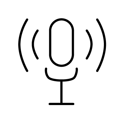 Icon of microphone
