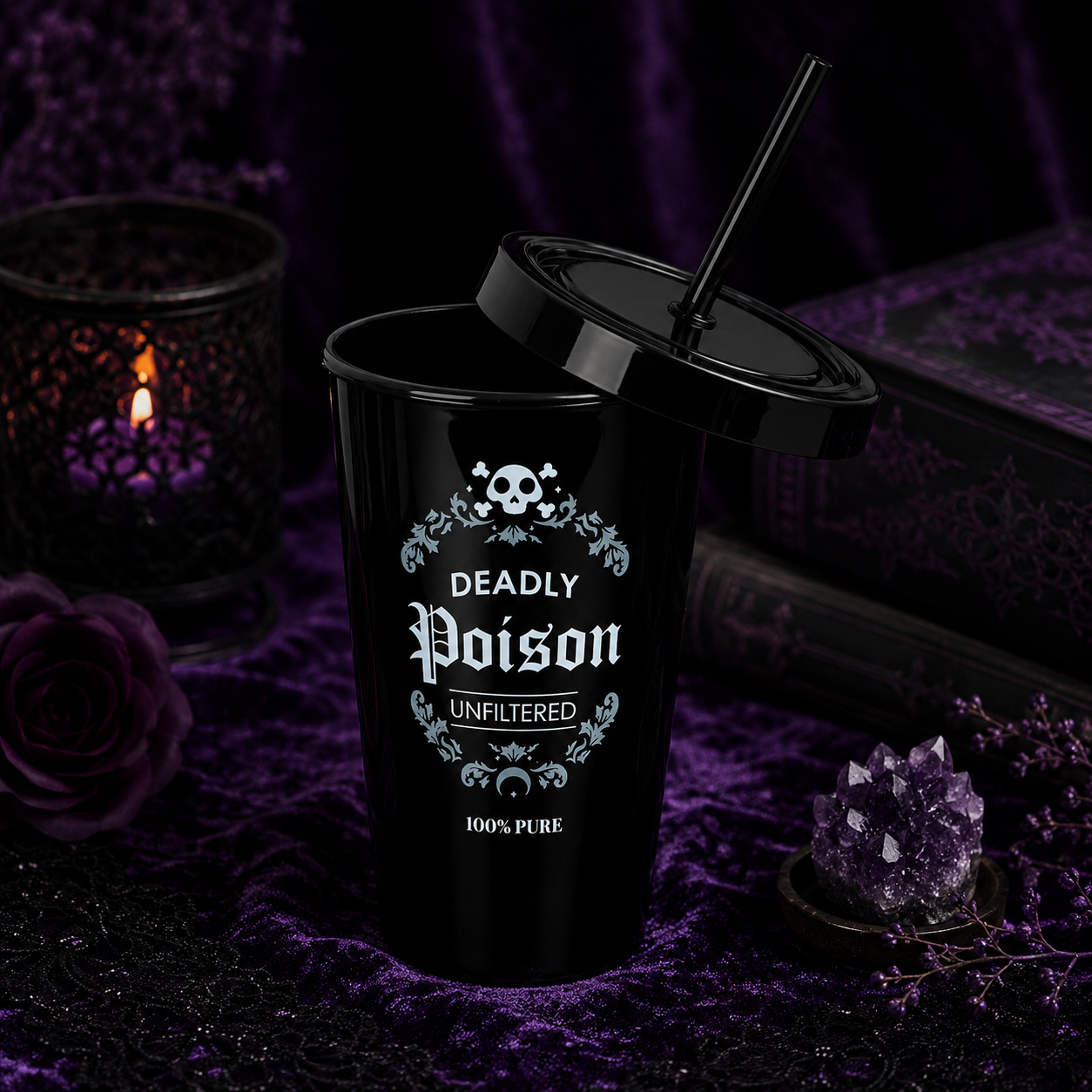Deadly Poison Black Tumbler