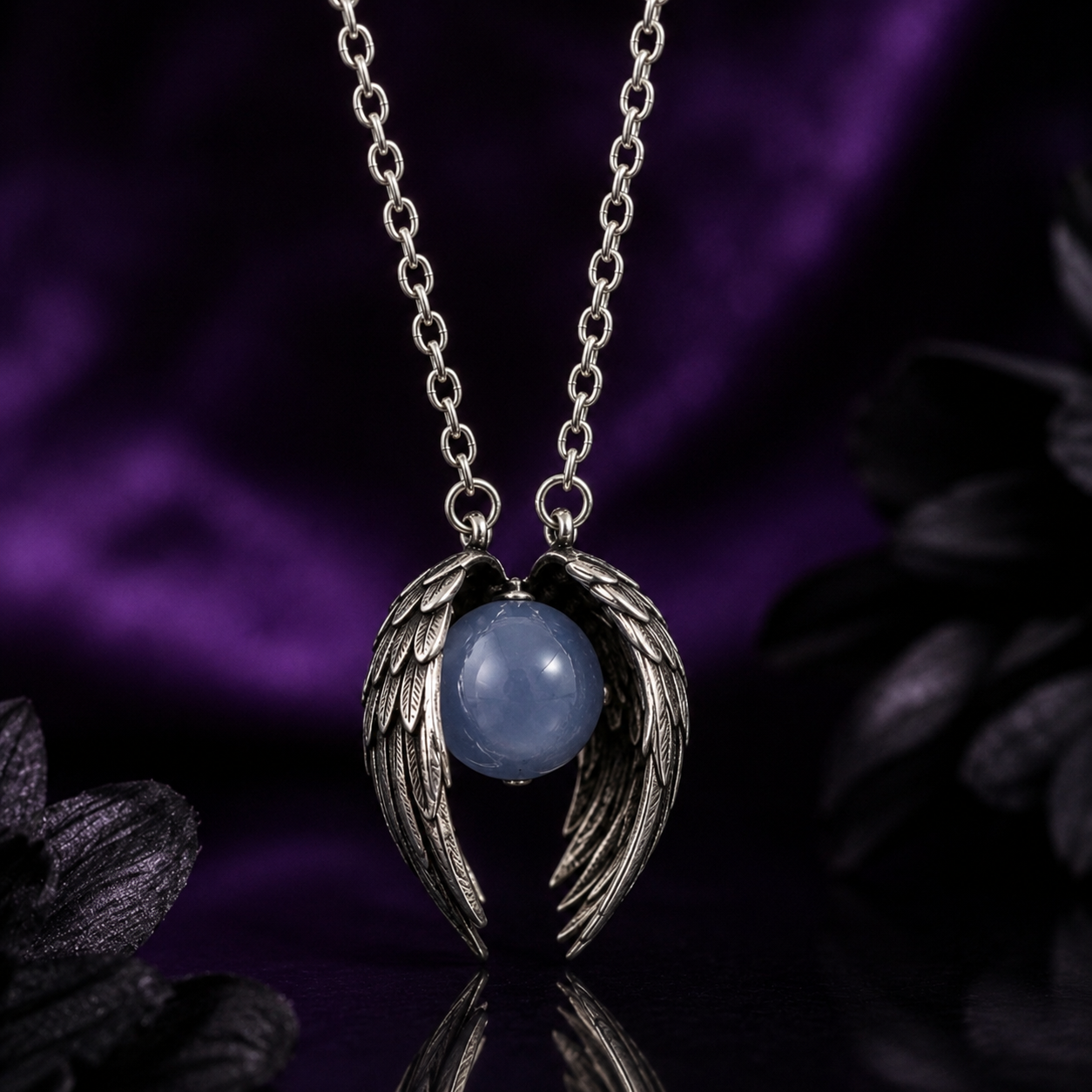 Moonlit Wings Necklace