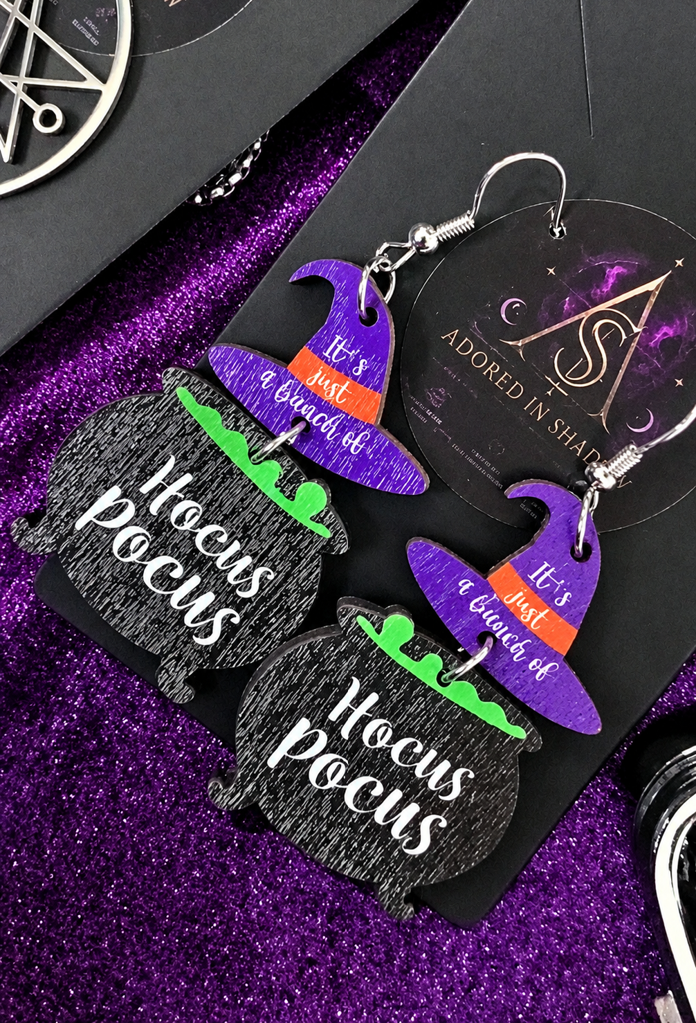 Hocus Pocus” Cauldron Earrings