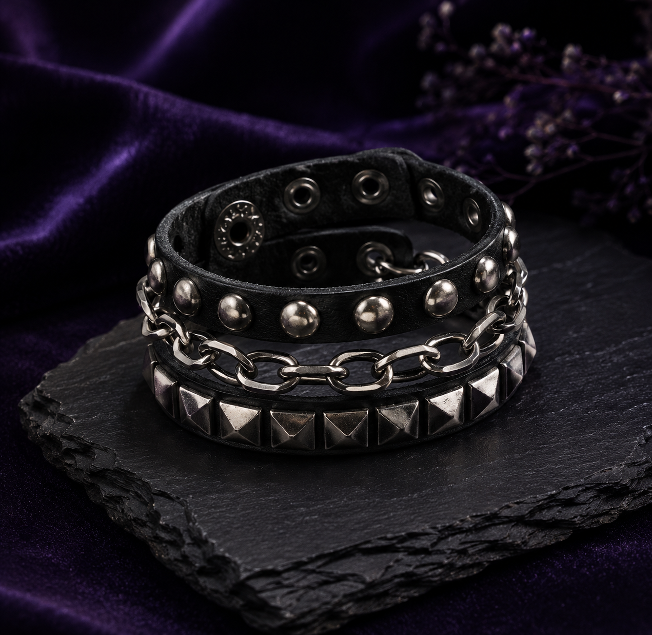 Rebel Chain Multi-Layer Bracelet