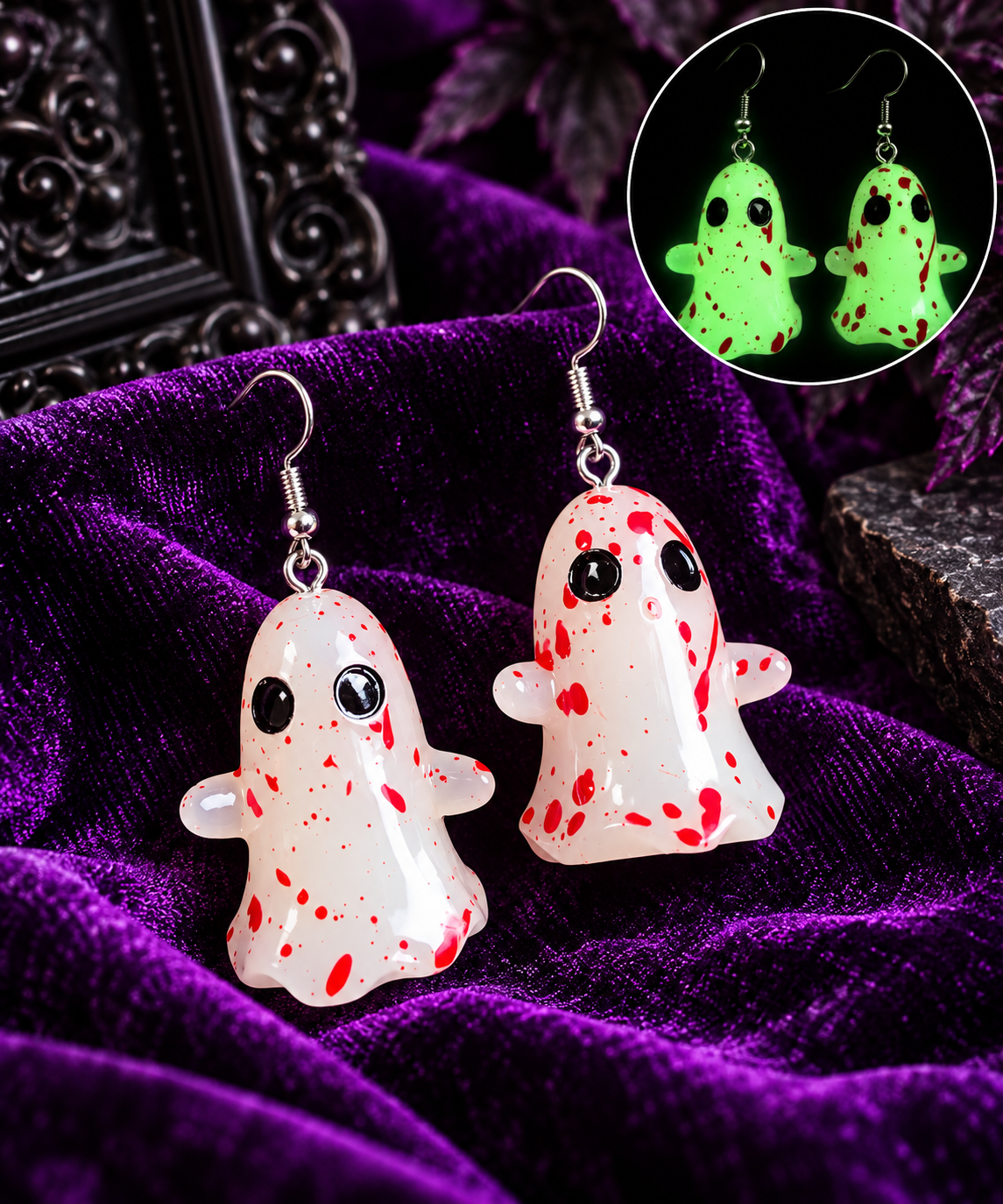Spirit Glow Ghost Earrings
