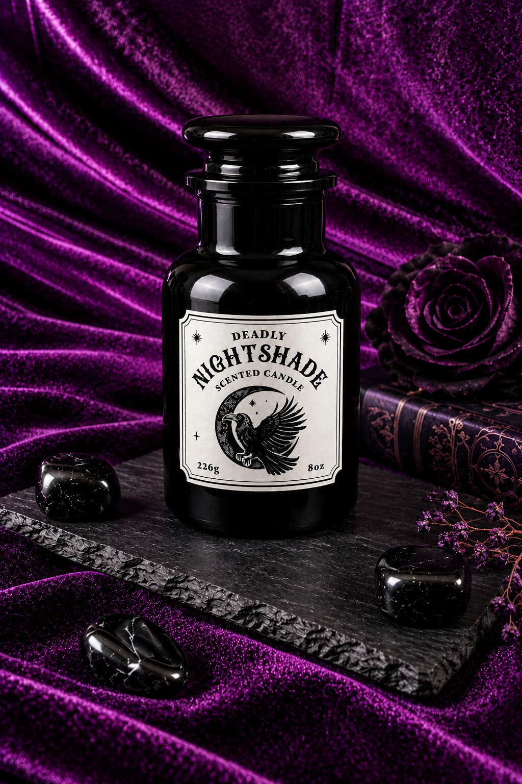Deadly Nightshade Apothecary Candle