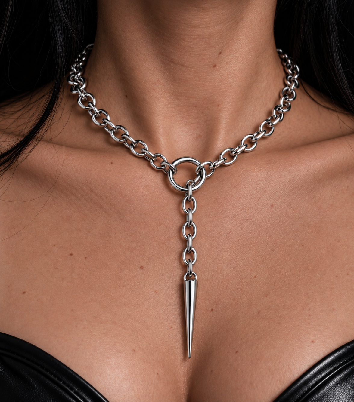 Fatal Attraction Spike Necklace