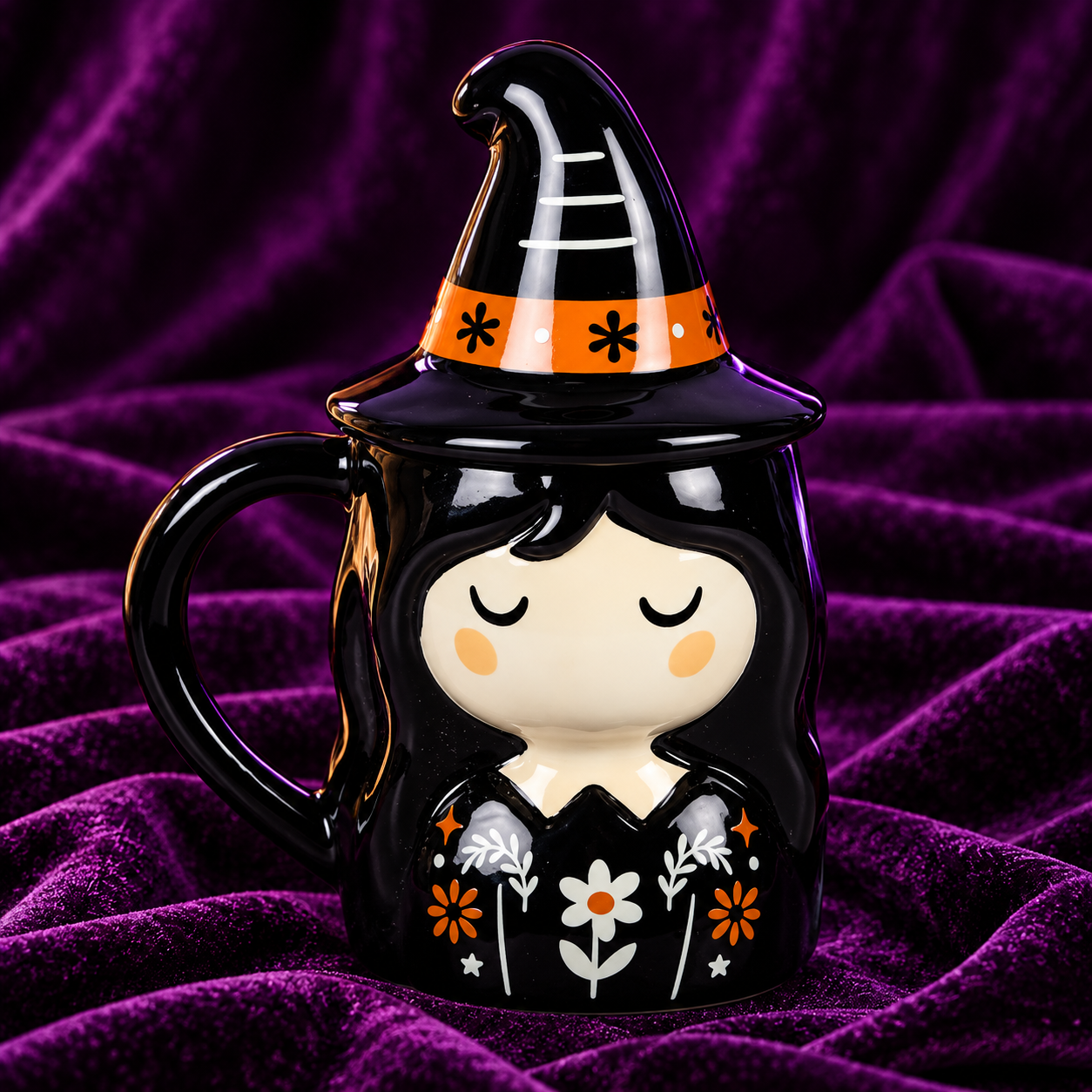 Frightful Folk Witch Lidded Mug