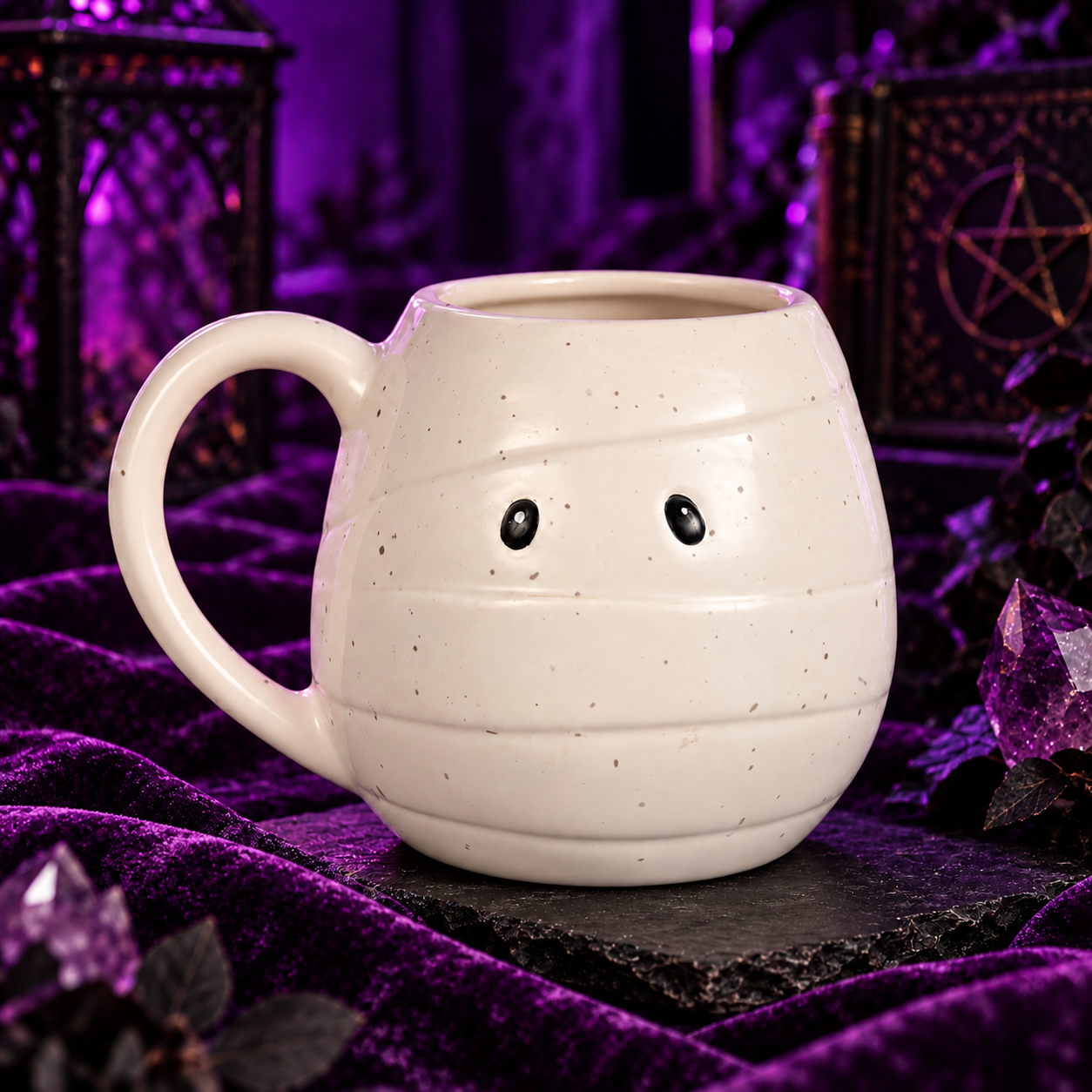 Mummy Shaped Rounded Mug